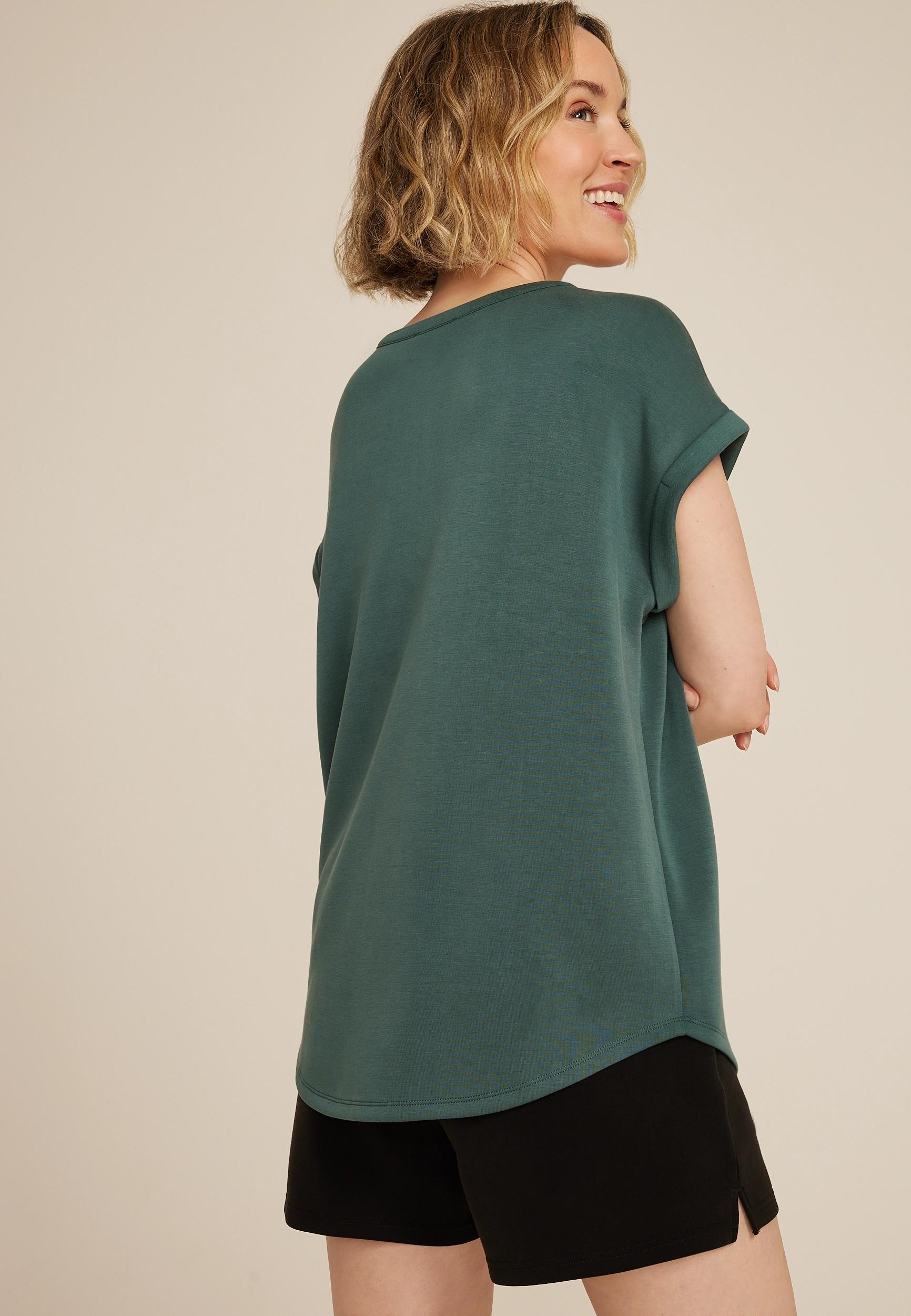 Cloud Scuba Knit Crew Neck Tee Product Image