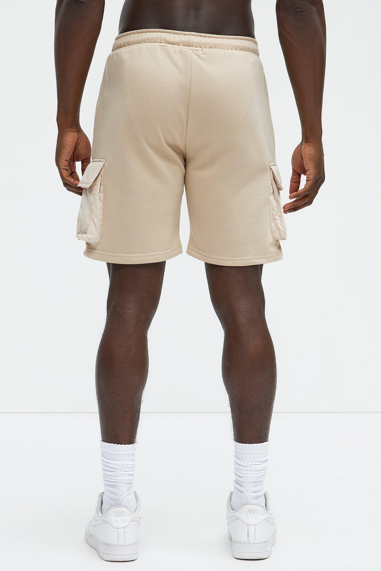 Trail Cargo Sweatshort - Khaki Product Image