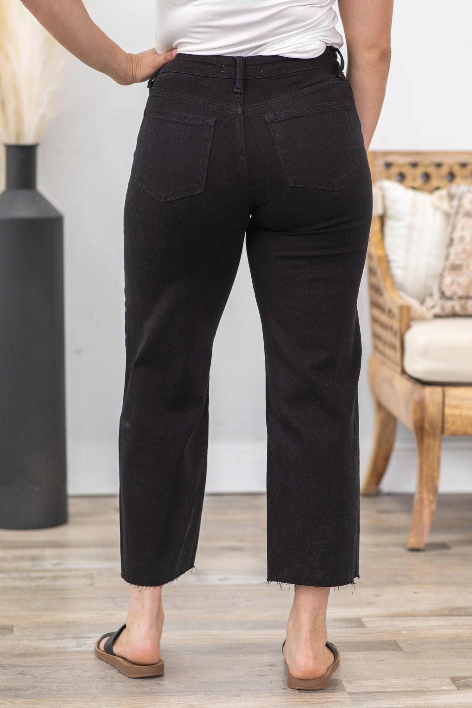 Lovervet Office Space Cropped Wide Leg Jeans Product Image