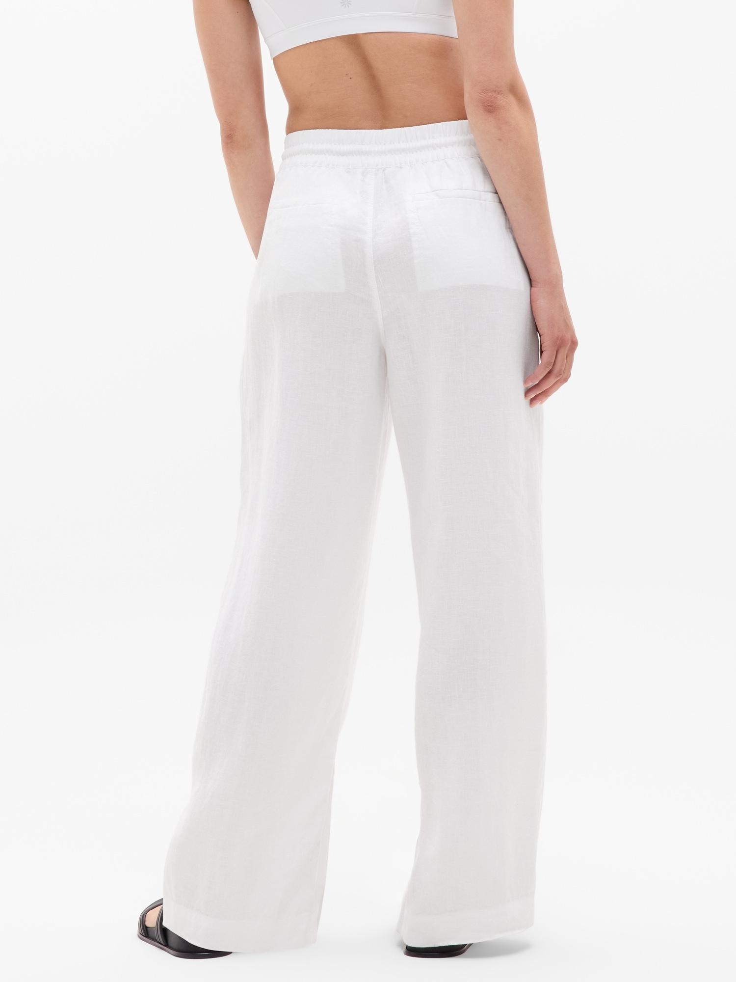 Retreat Linen High Rise Wide Leg Pant Product Image