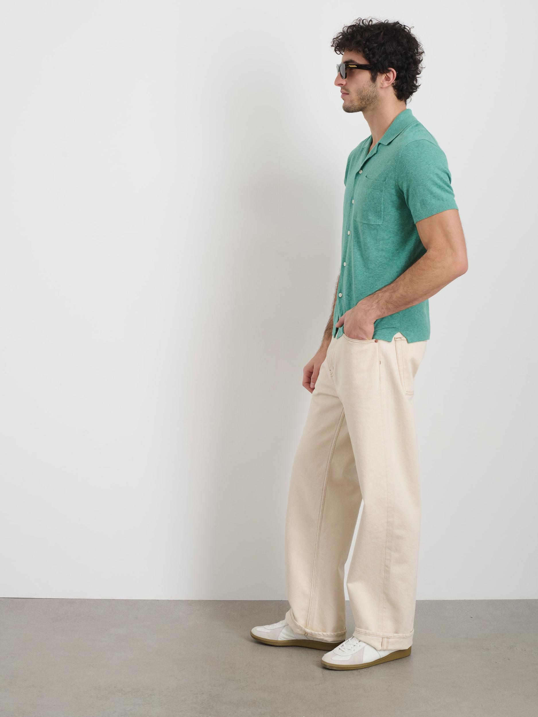 Aldrich Knit Shirt in Hemp Cotton Product Image