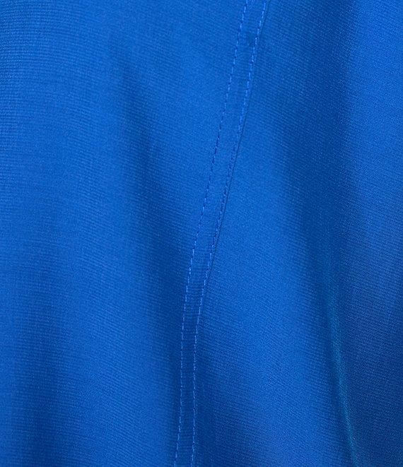 DKNY by Donna Karan Mixed Media Crew Neck Dolman Short Sleeve Top Product Image