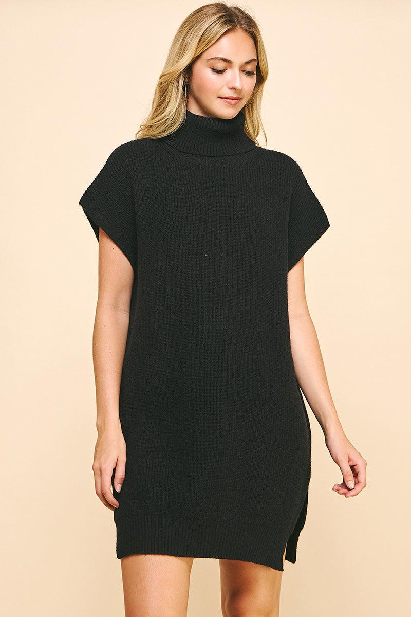 Turtleneck Sweater Dress Product Image