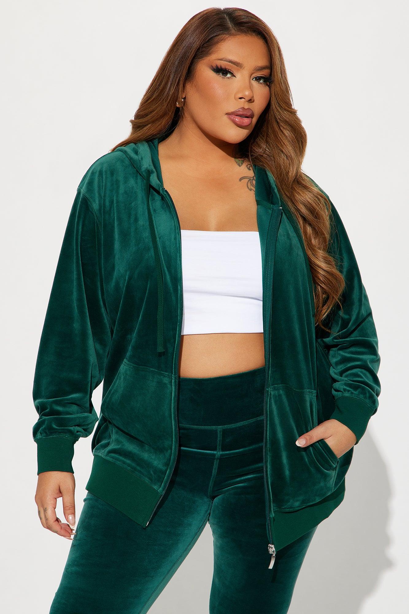 OG Friend Soft Velour Legging Set - Hunter Product Image