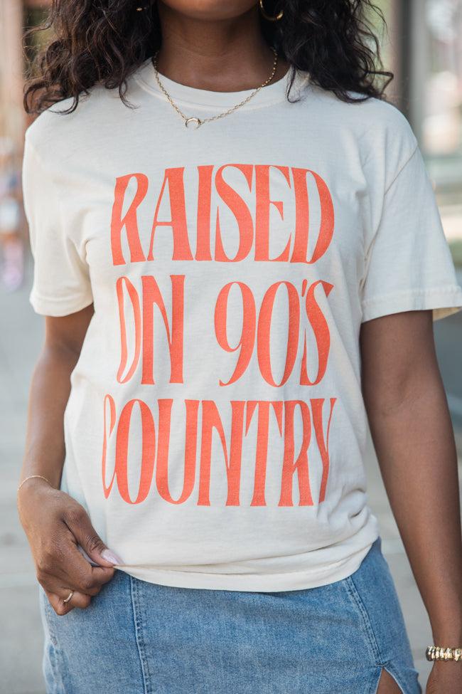 Raised On 90s Country Ivory Graphic Tee Product Image