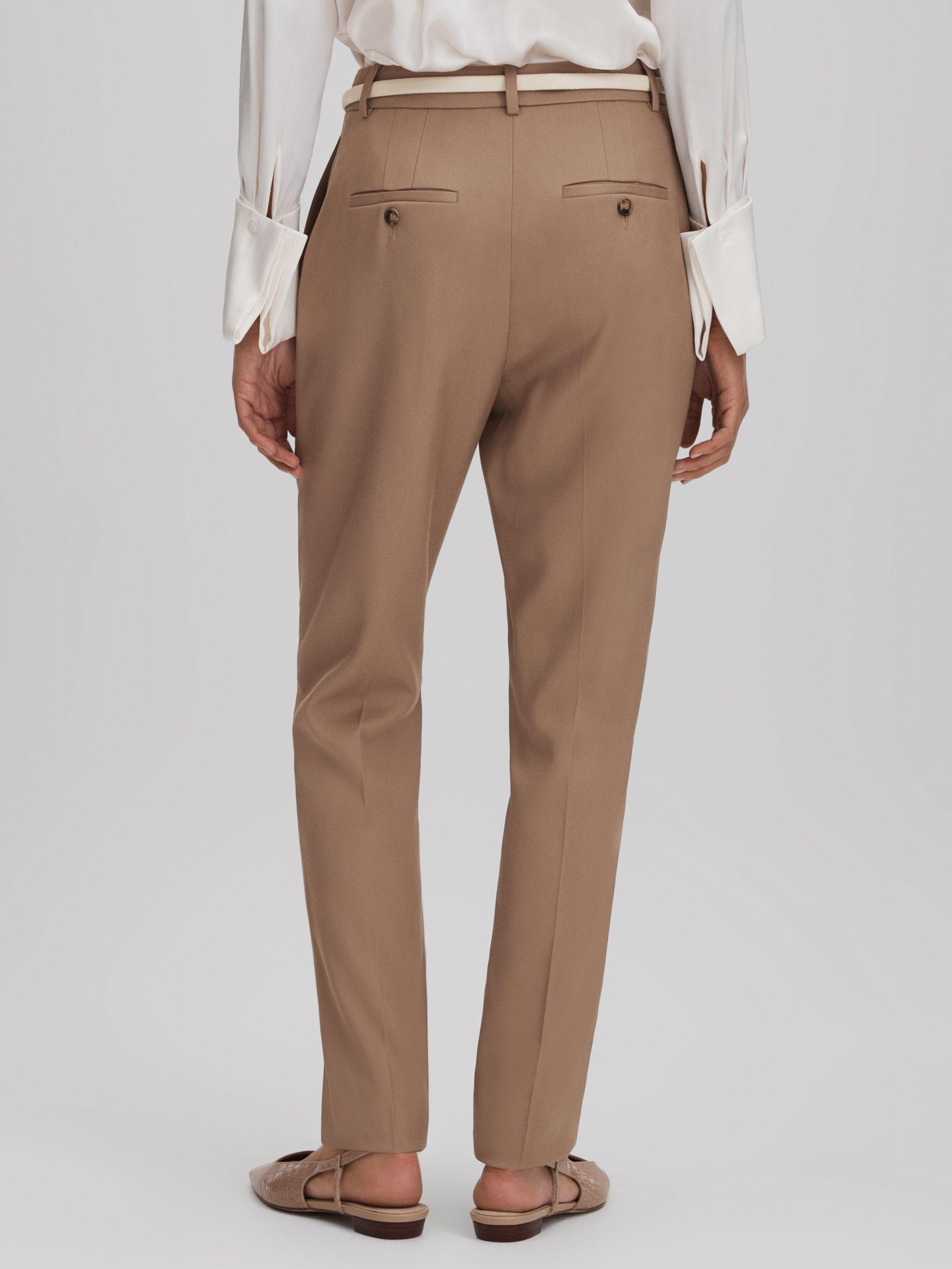 Slim Fit Suit Trousers in Mink Neutral Product Image