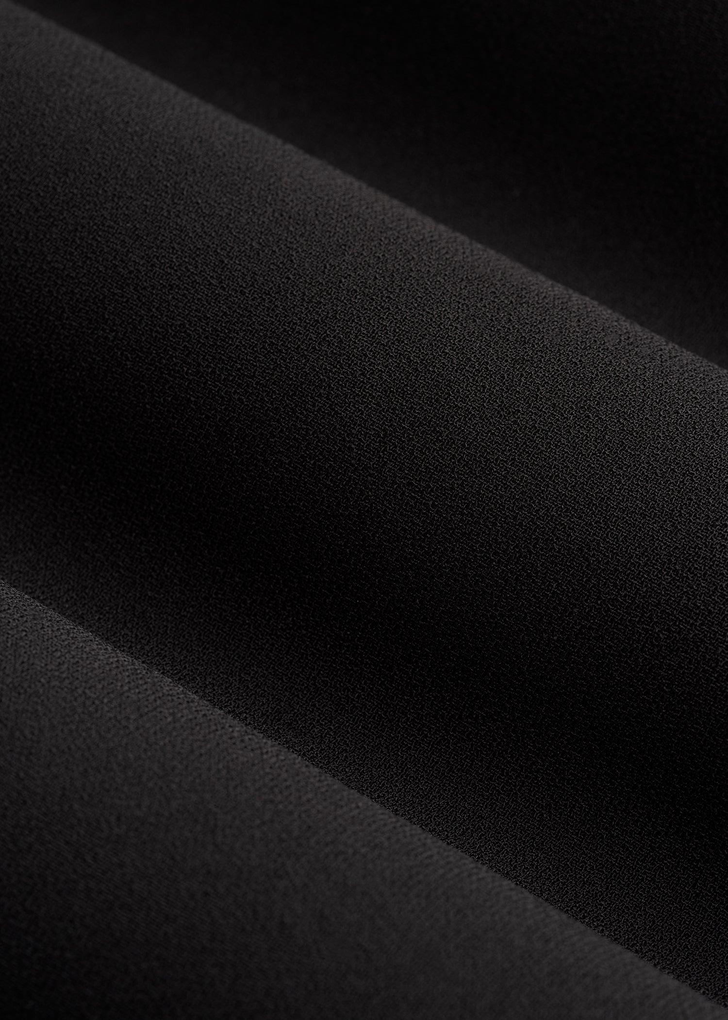 Crepe Wrap Blazer for Tall Women in Black Female Product Image