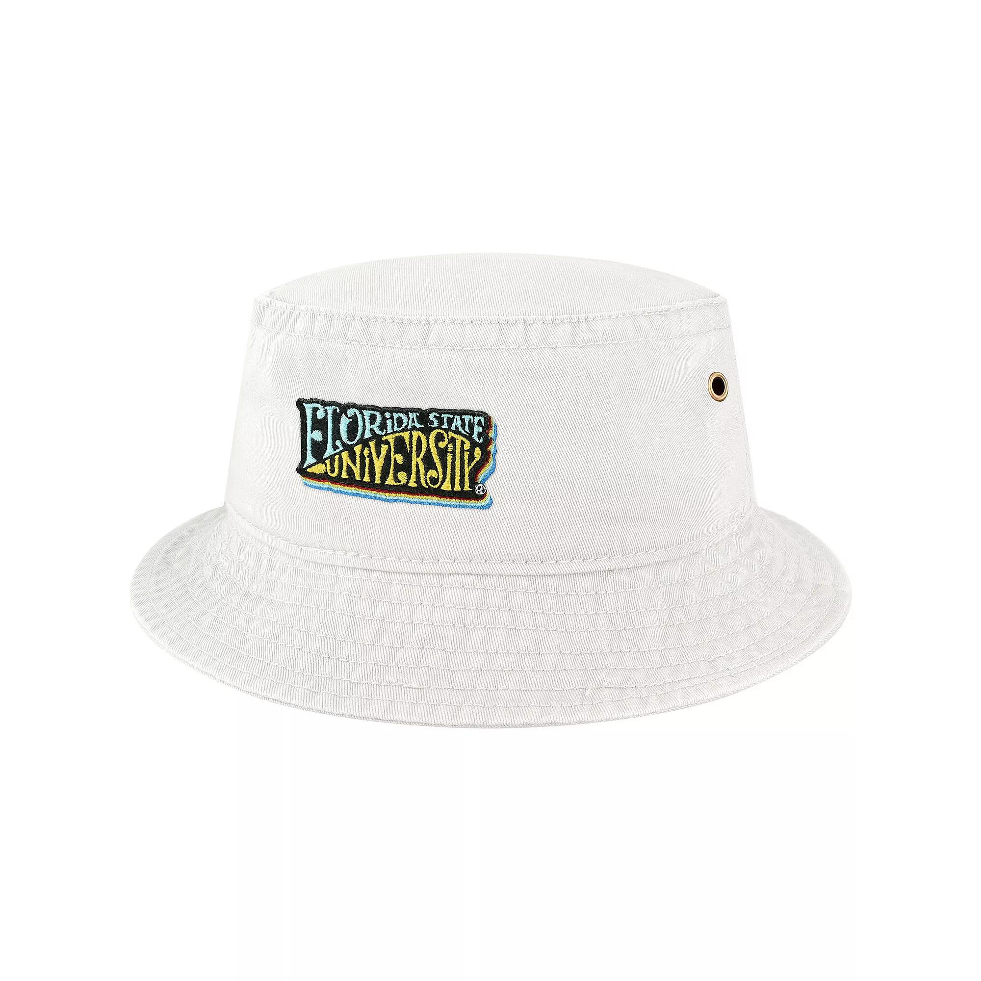 Men's League Collegiate Wear White Florida State Seminoles Beach Club Color Waves Bucket Hat, Size: Large/XL Product Image