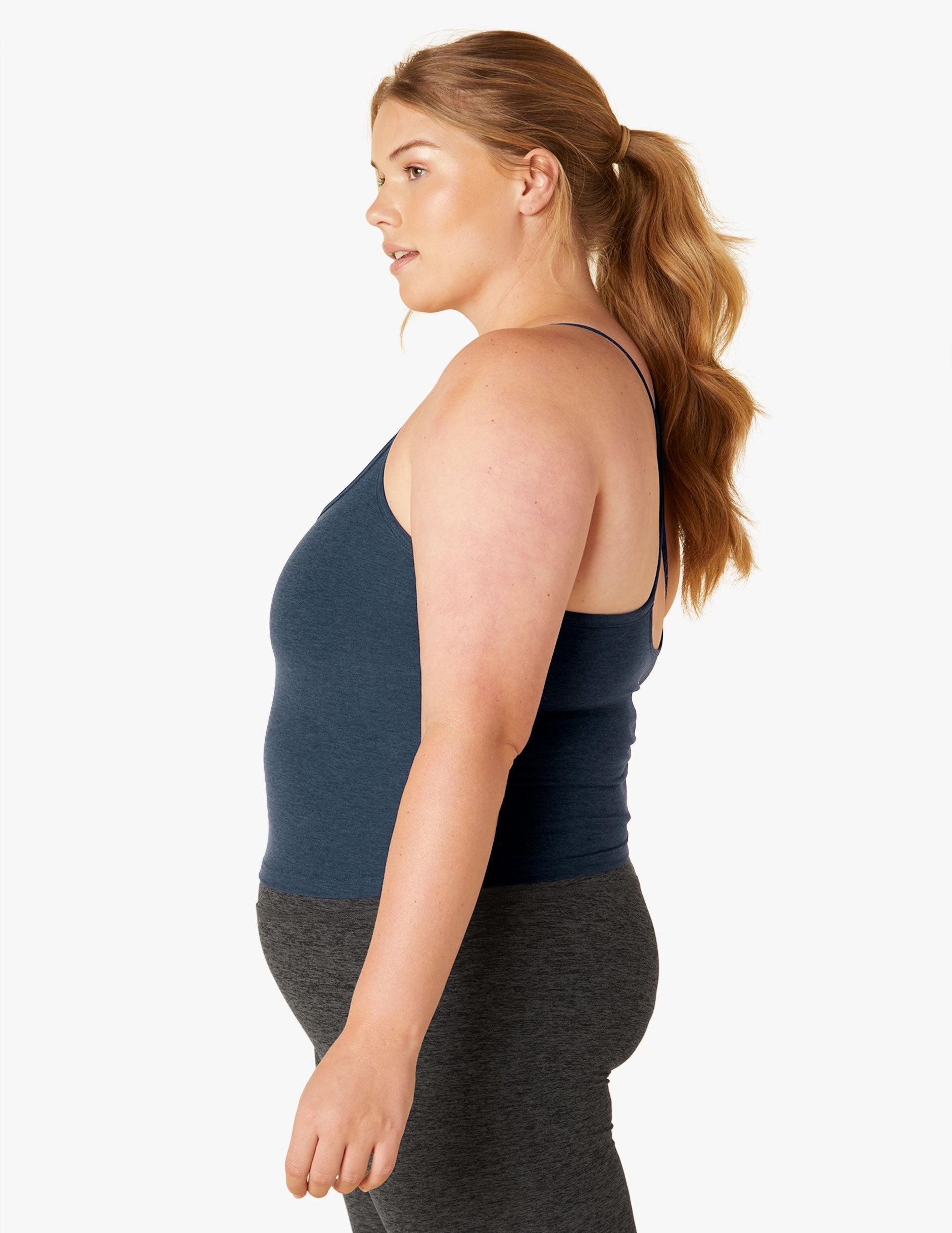 Spacedye Slim Racerback Cropped Tank Product Image