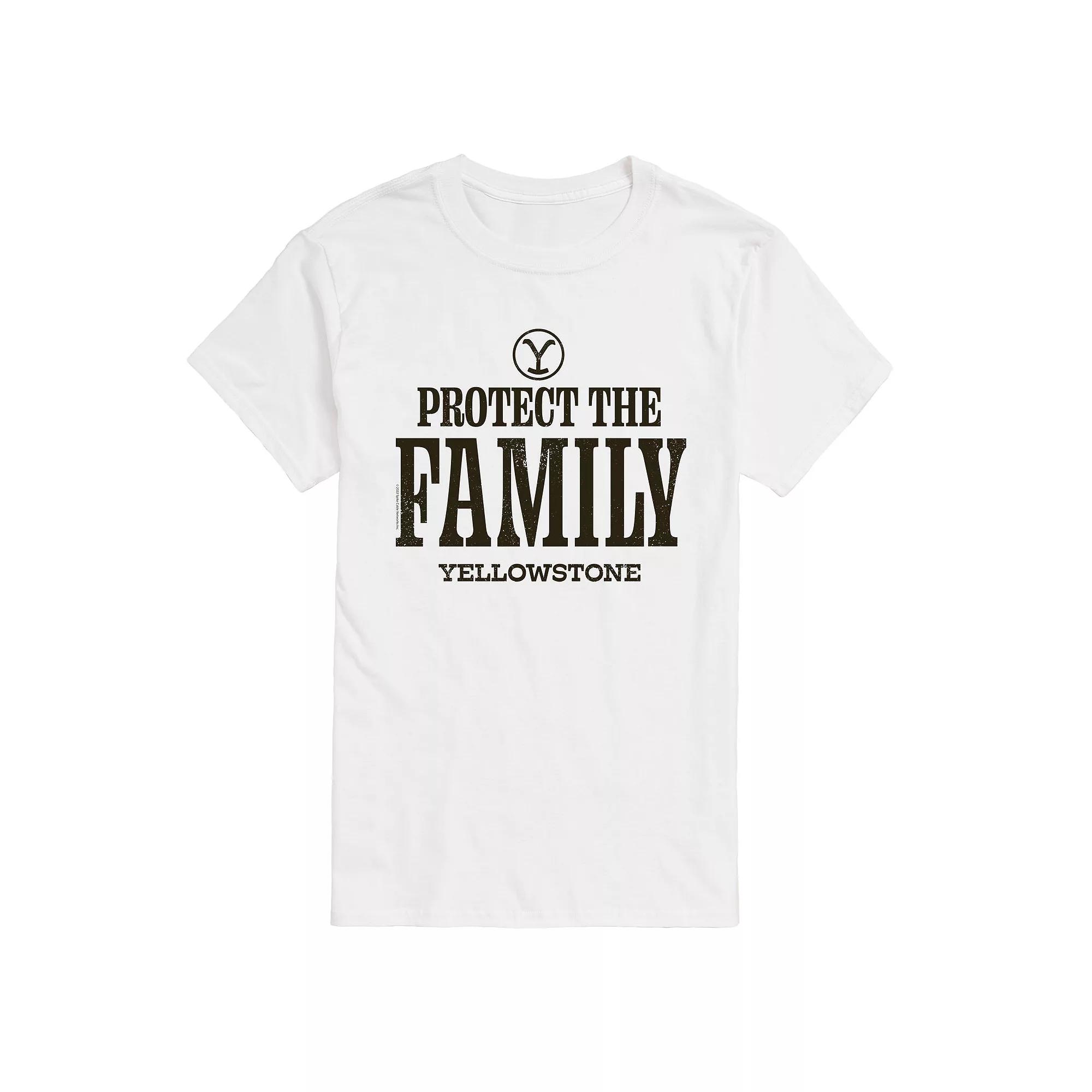 Men's Yellowstone Protect The Family Tee,  Product Image