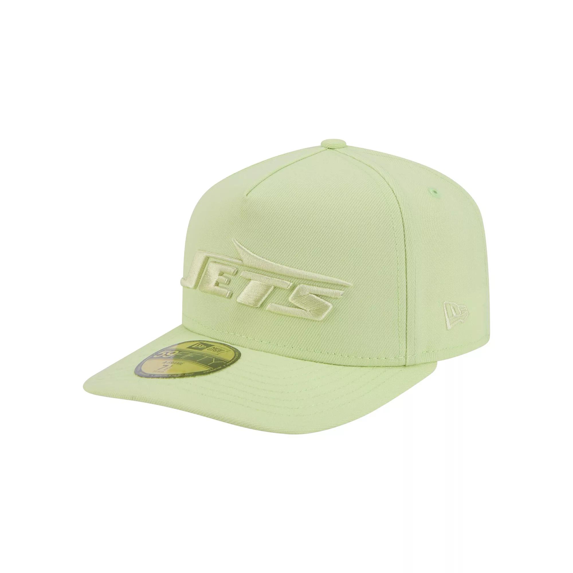 Men's New Era Green New York Jets Color Pack A-Frame 59FIFTY Fitted Hat,  Product Image