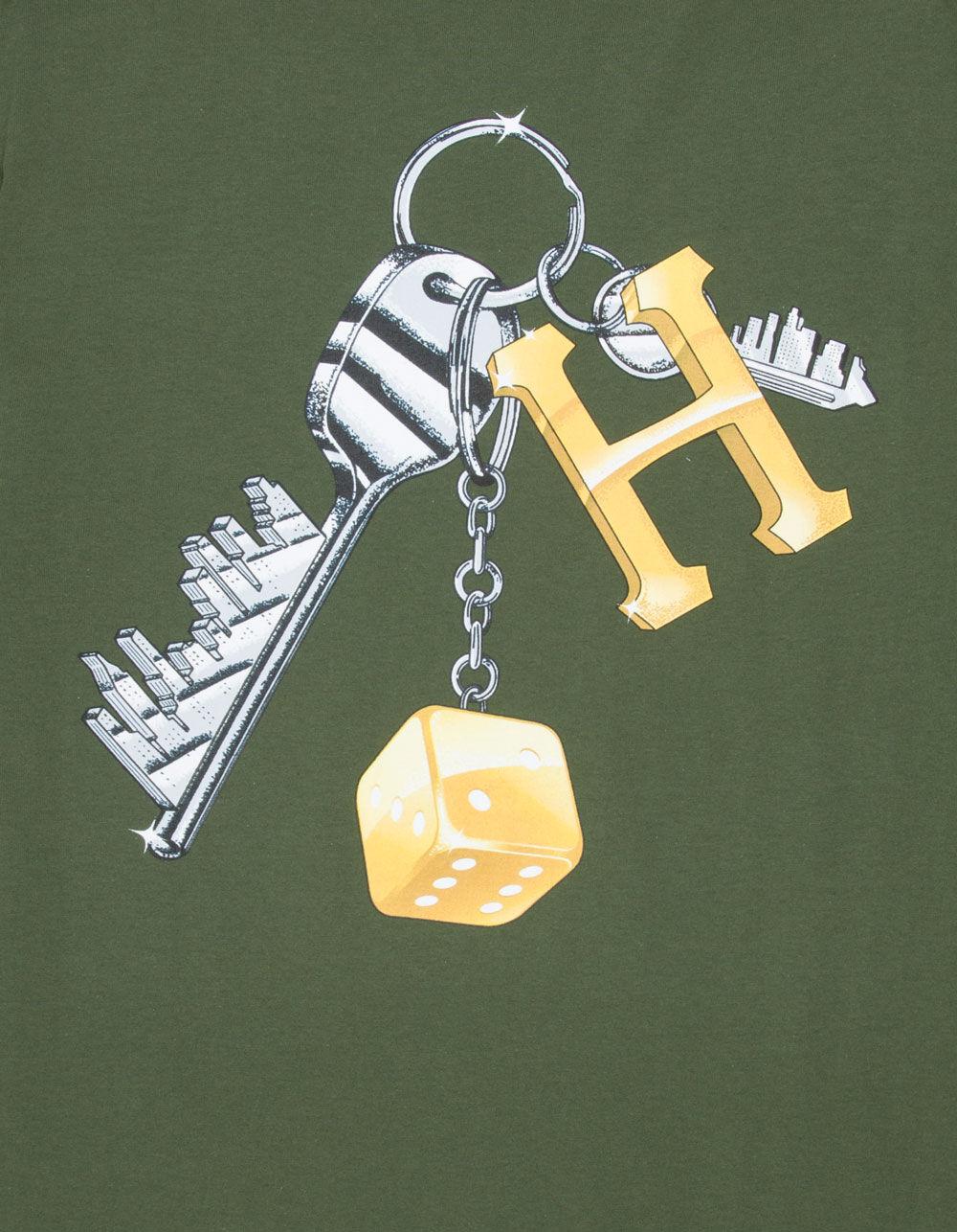 HUF Keys To The City Mens Tee - FOREST Product Image
