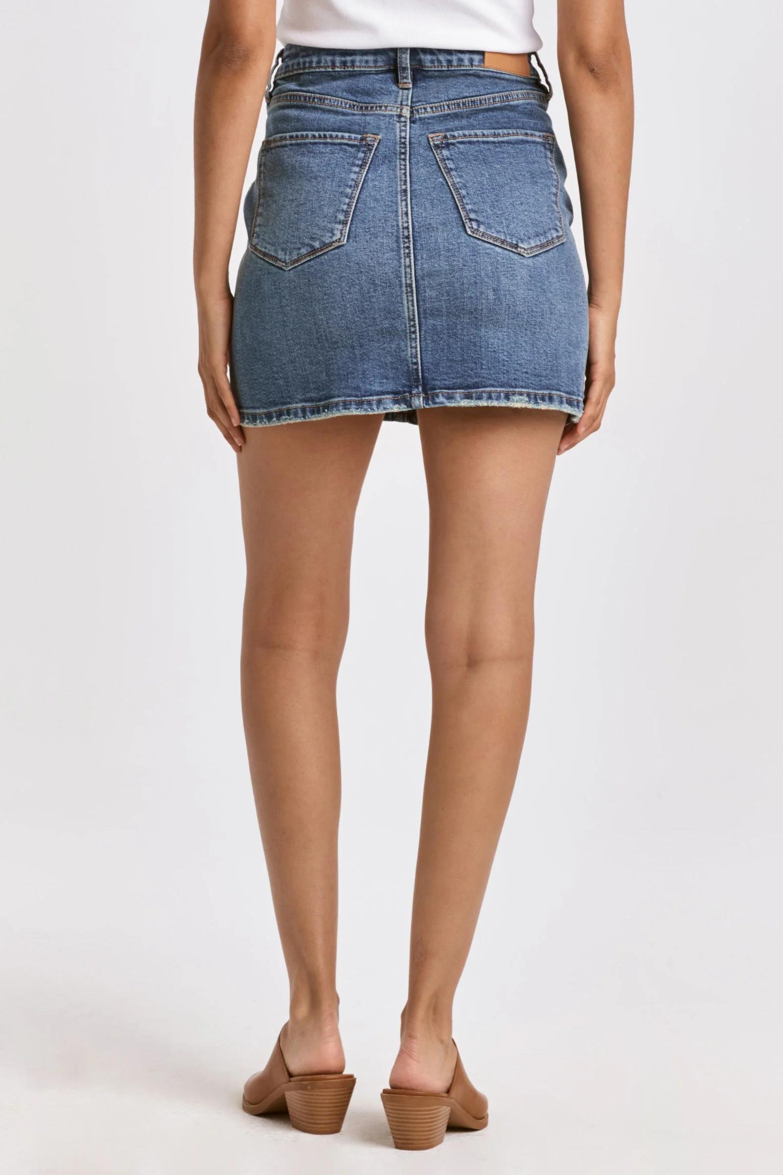 Quinn Denim Skirt Product Image