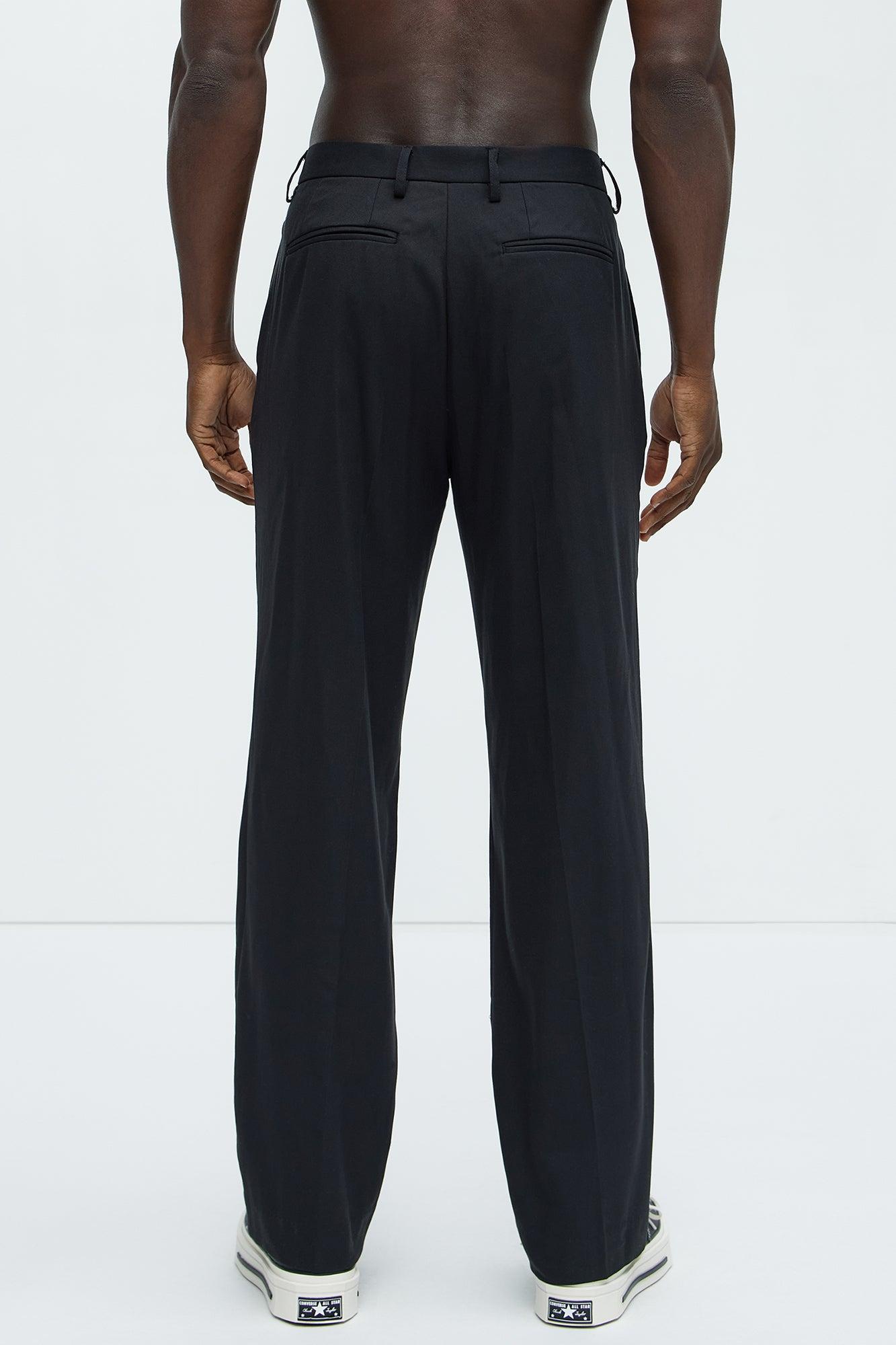 High Peak Straight Suit Trouser - Black Product Image