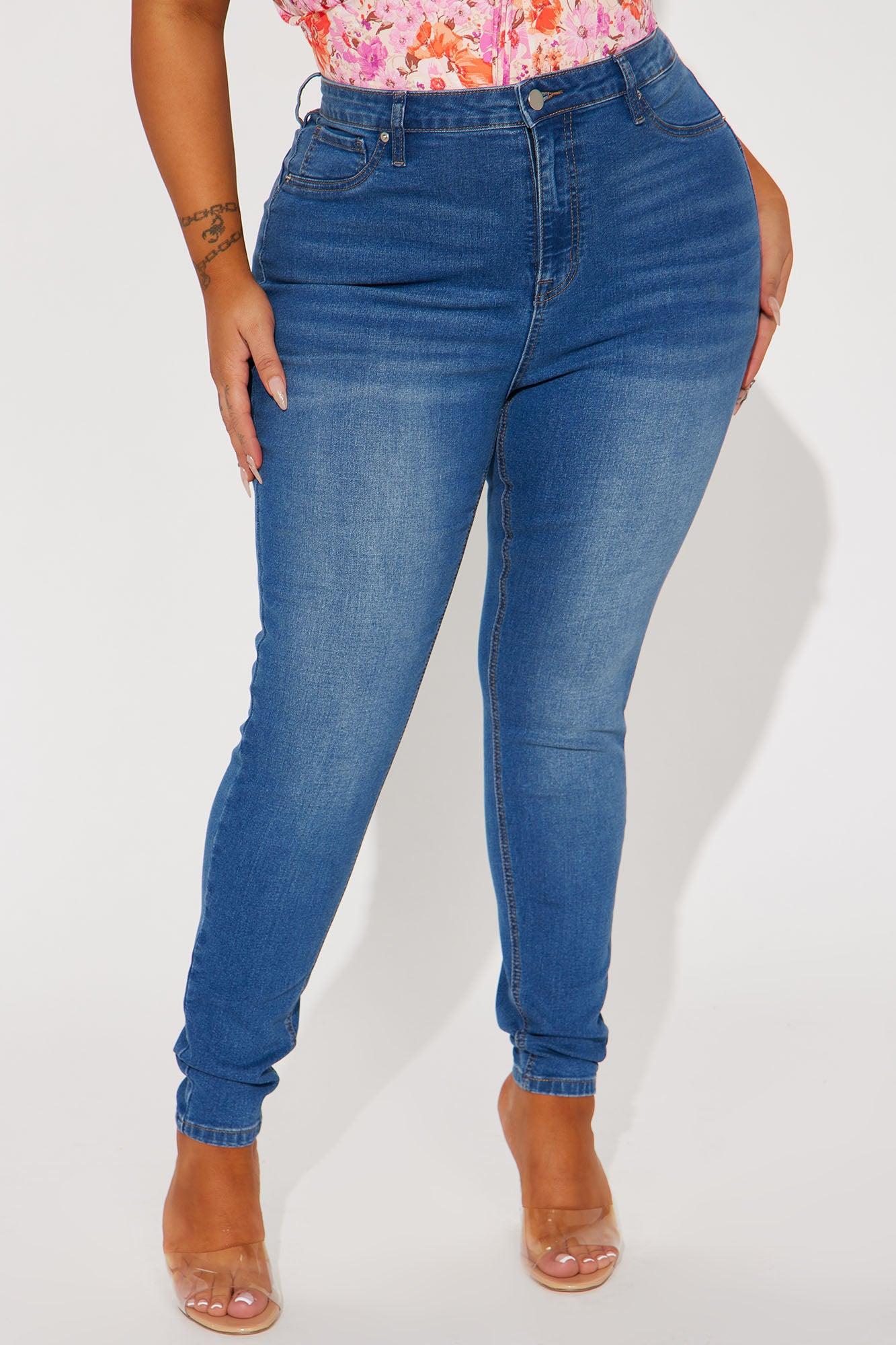 Tucson Booty Lifting High Rise Stretch Skinny Jeans - Medium Wash Product Image