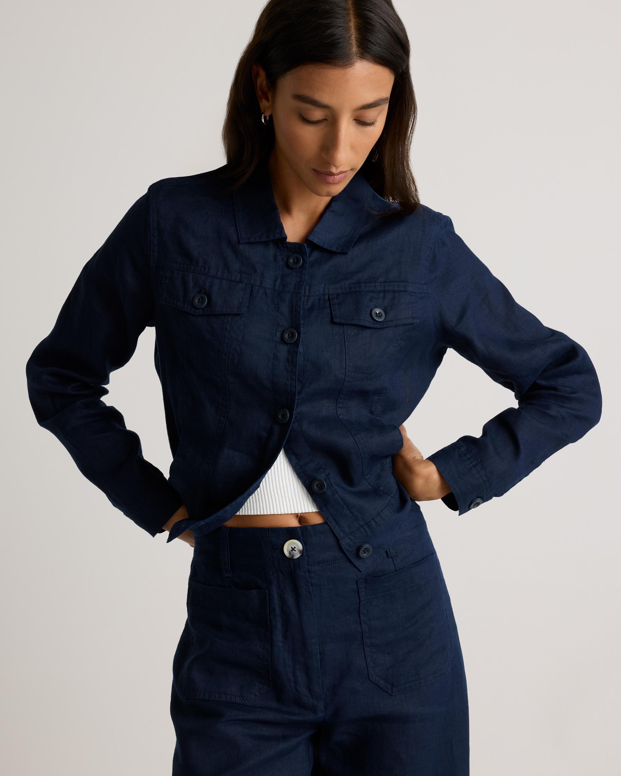 Quince | Women's 100% European Linen Jacket Product Image