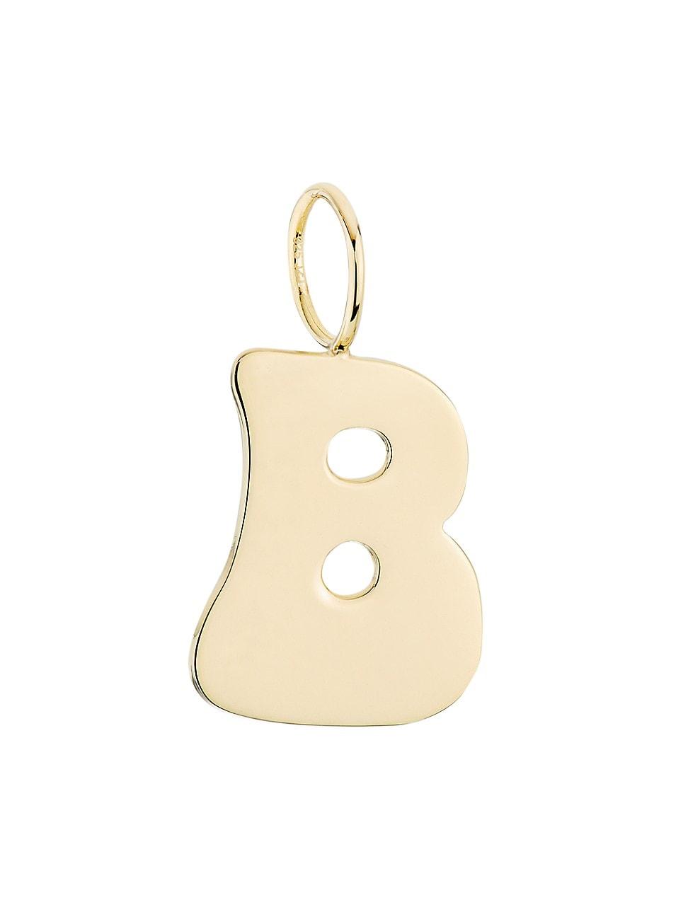 Womens Kelso 18K-Gold-Plated Initial Charm Product Image