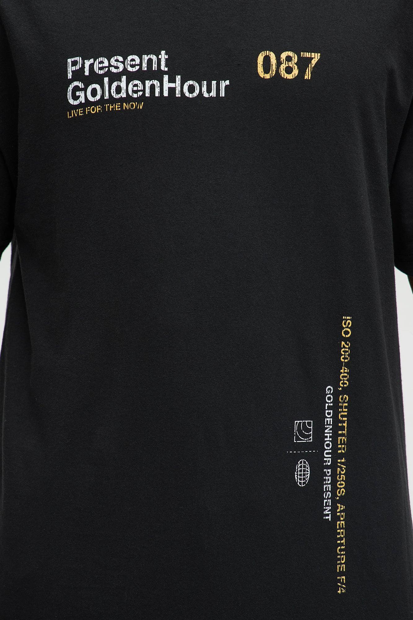 Present Golden Hour Short Sleeve Tee - Black Male Product Image