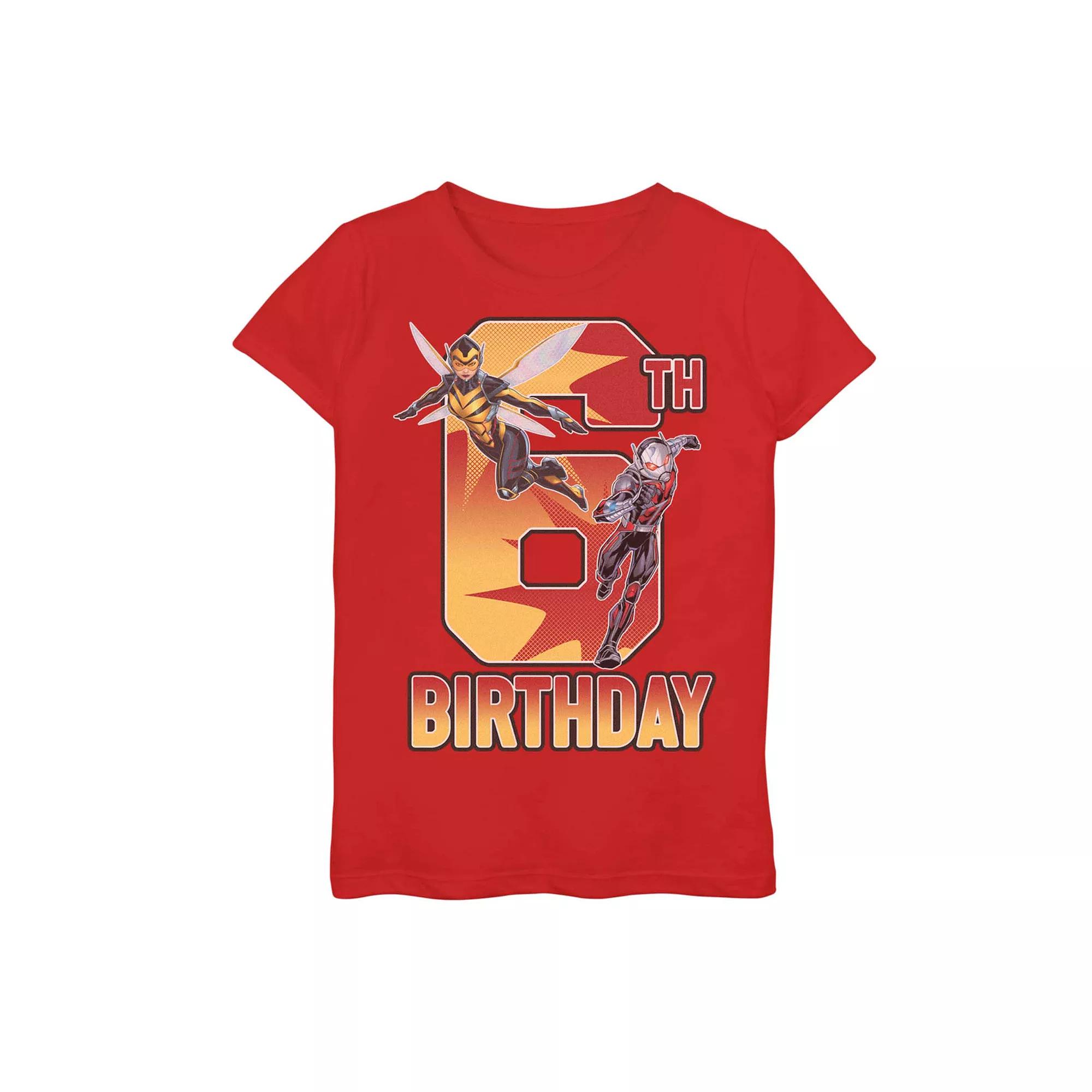 Girls 7-16 Marvel Wasp Ant-Man 6th Birthday Tee, Girl's,  Product Image