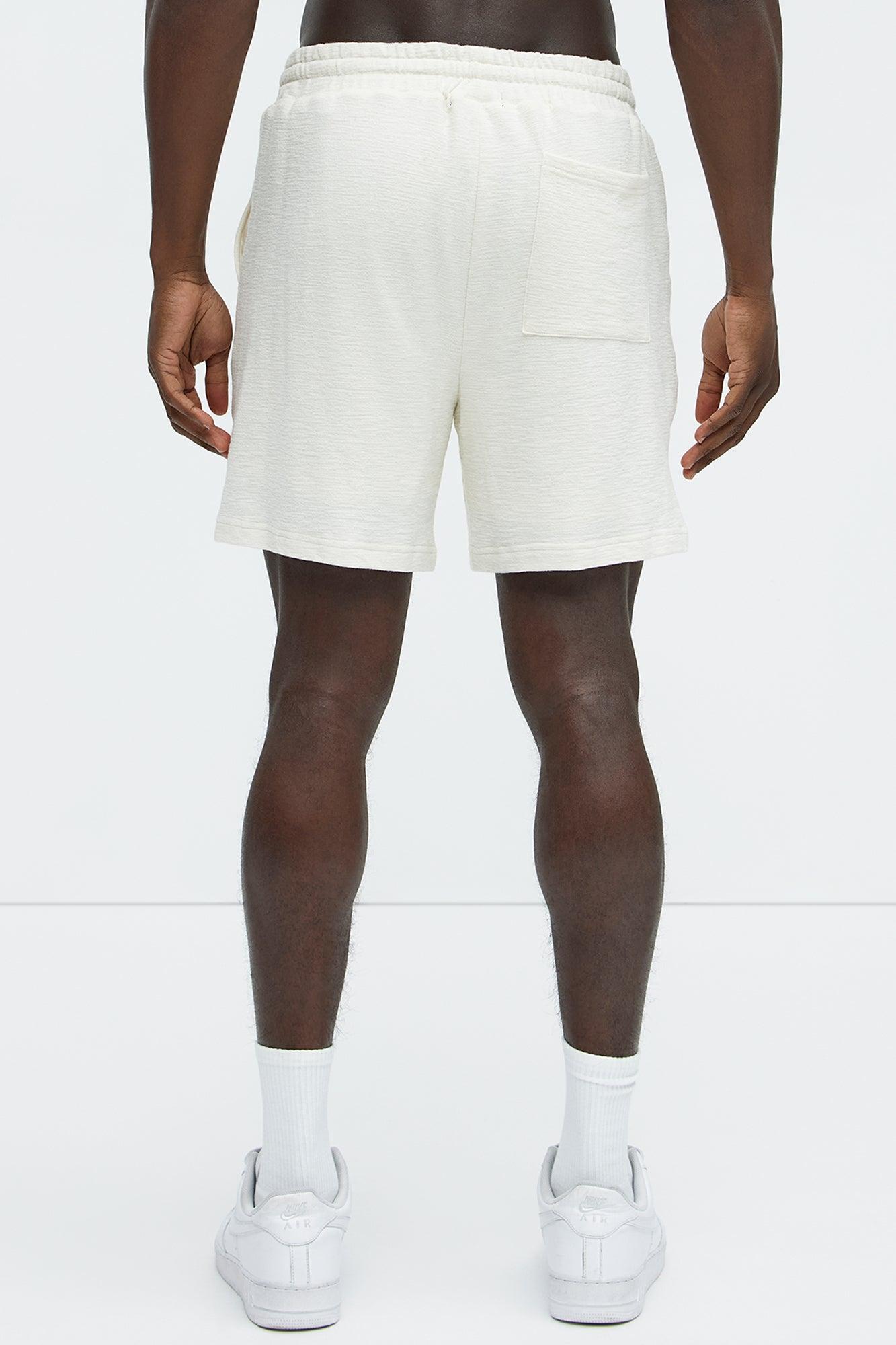 Berries And Blooms Embroidered Shorts - Cream Product Image