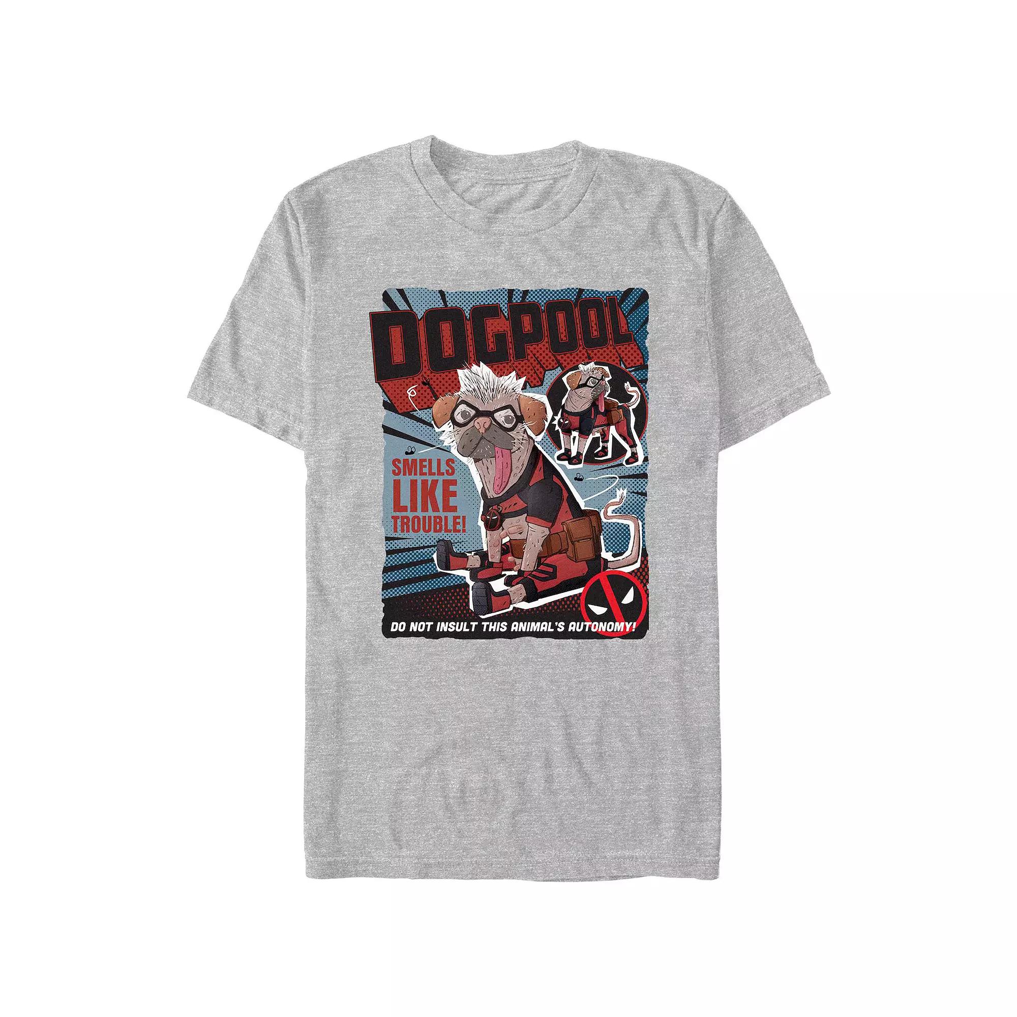 Men's Deadpool And Wolverine Dogpool Comic Book Cover Graphic Tee,  Product Image