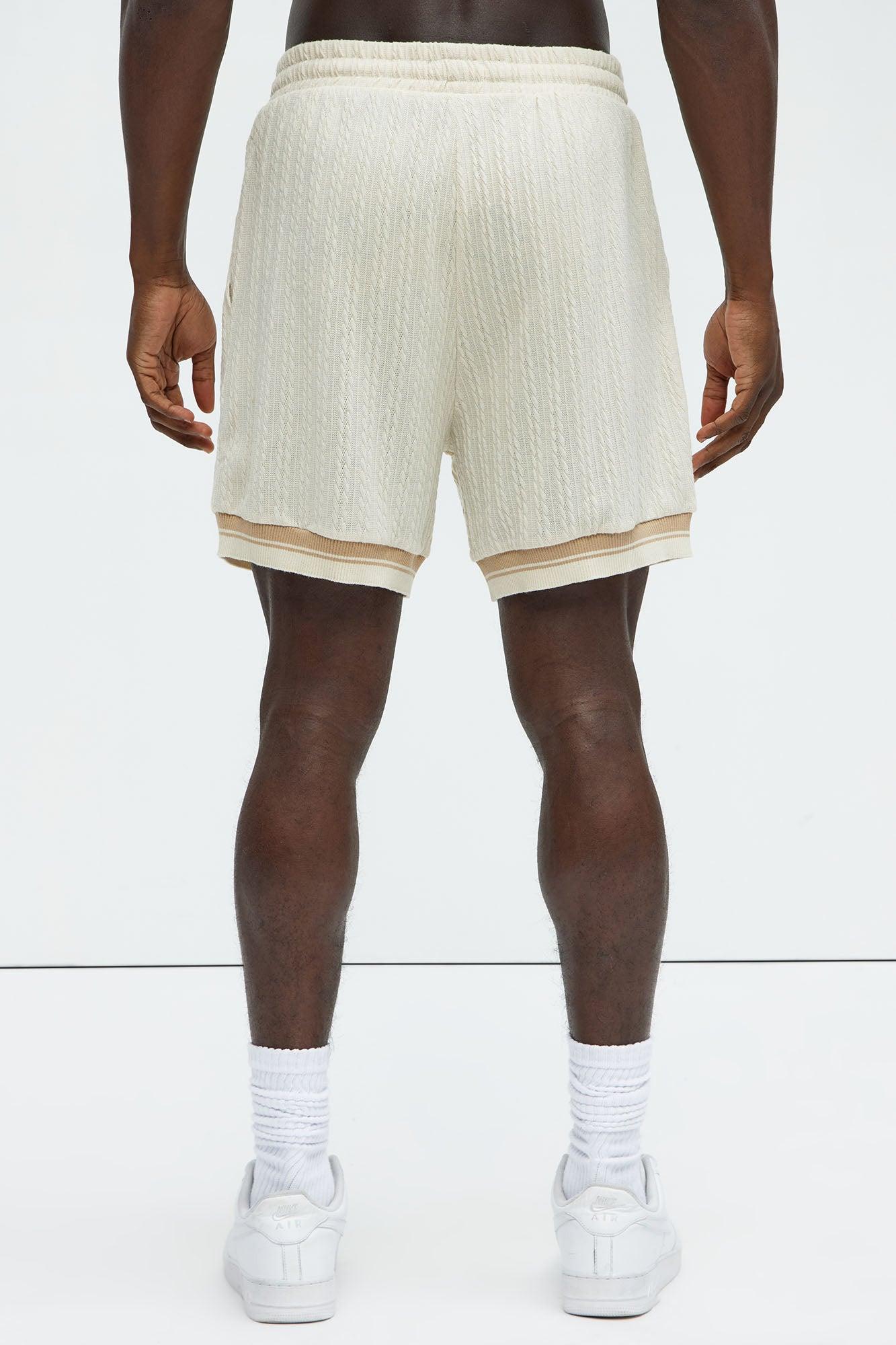Fisher Knit Shorts - Off White Product Image