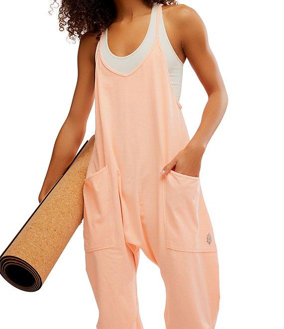 Free People FP Movement Sleeveless Scoop Neck Ankle Length Patch Pocket Hot Shot Onesie Product Image