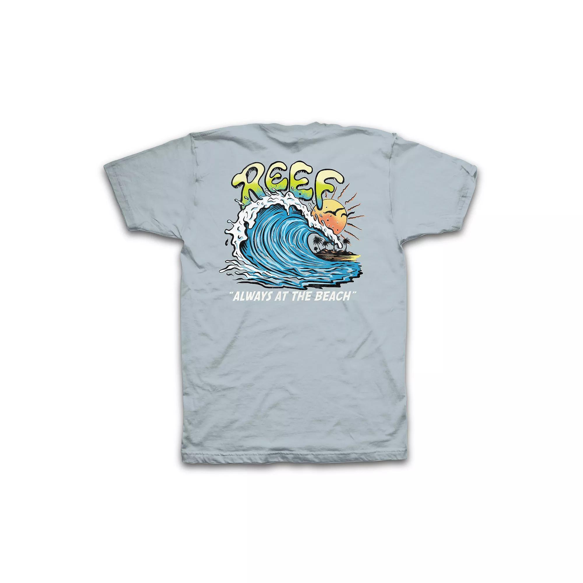 Men's Reef Baja Graphic Tee, Size: Large, Artic Blue Product Image