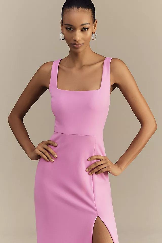 BHLDN Blake Square-Neck Stretch Crepe Maxi Dress Product Image