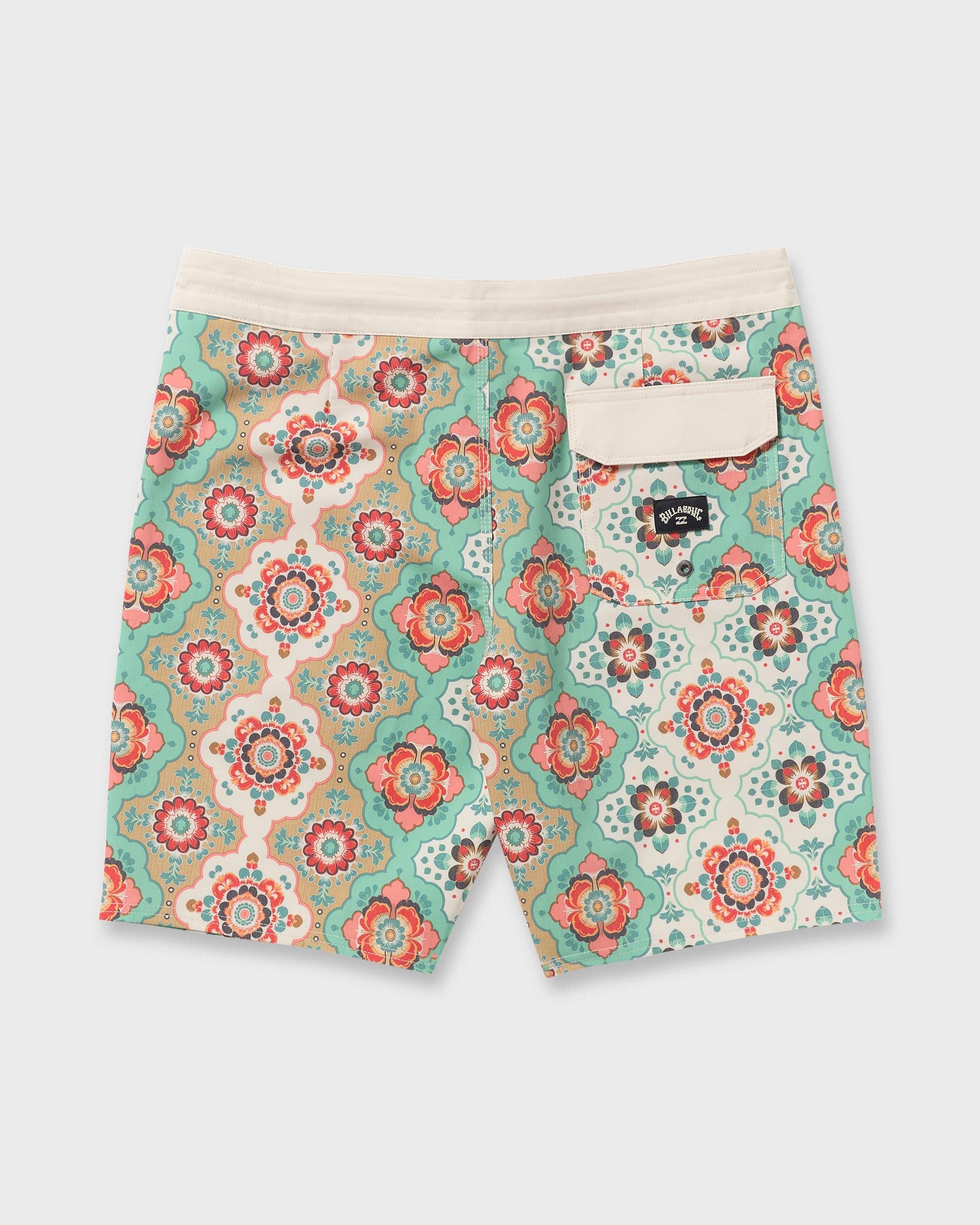 Wategos Lo Tide 19" Boardshorts - Sage Green Male Product Image