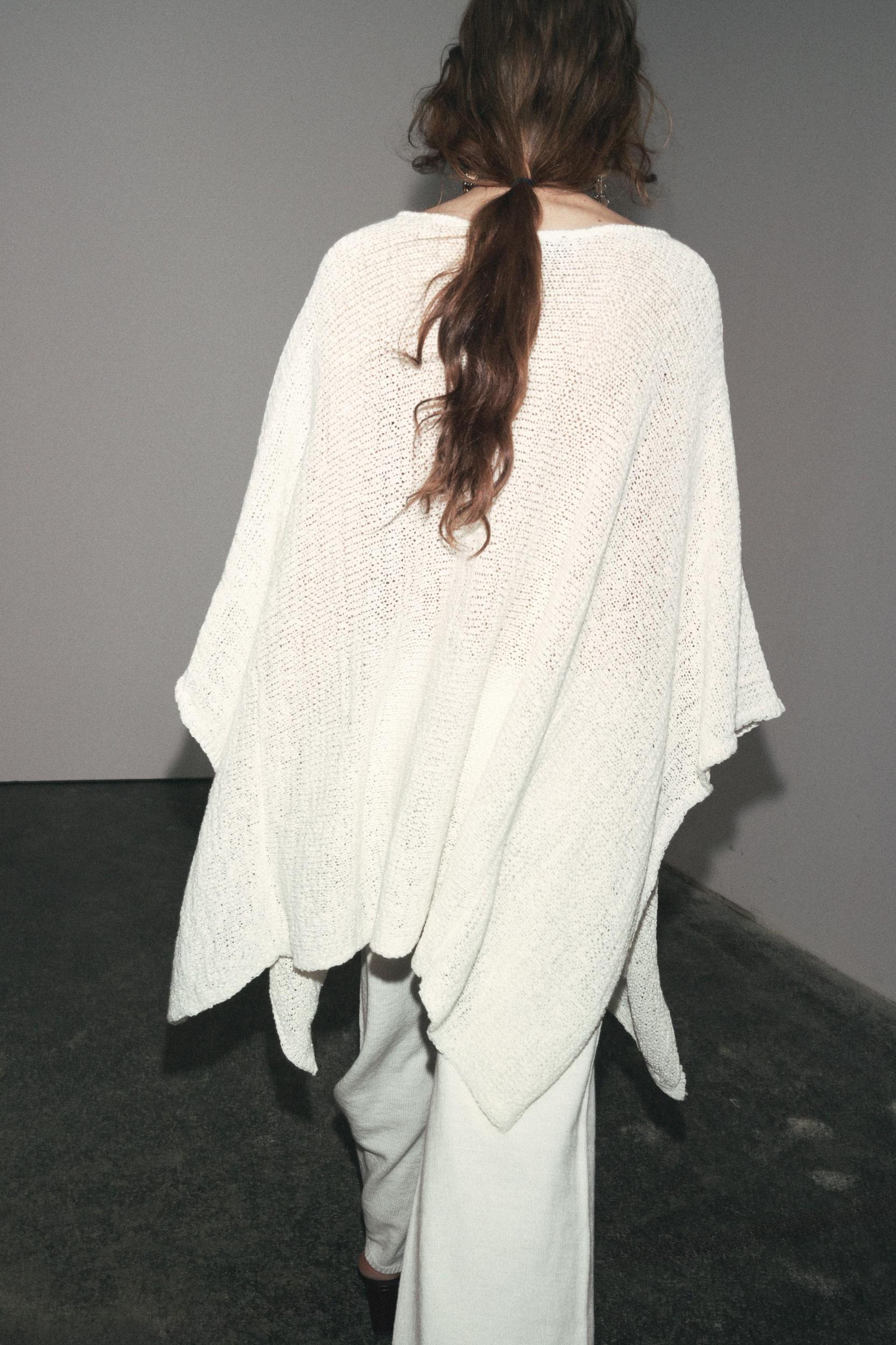 WIDE LEG KNIT PANTS Product Image