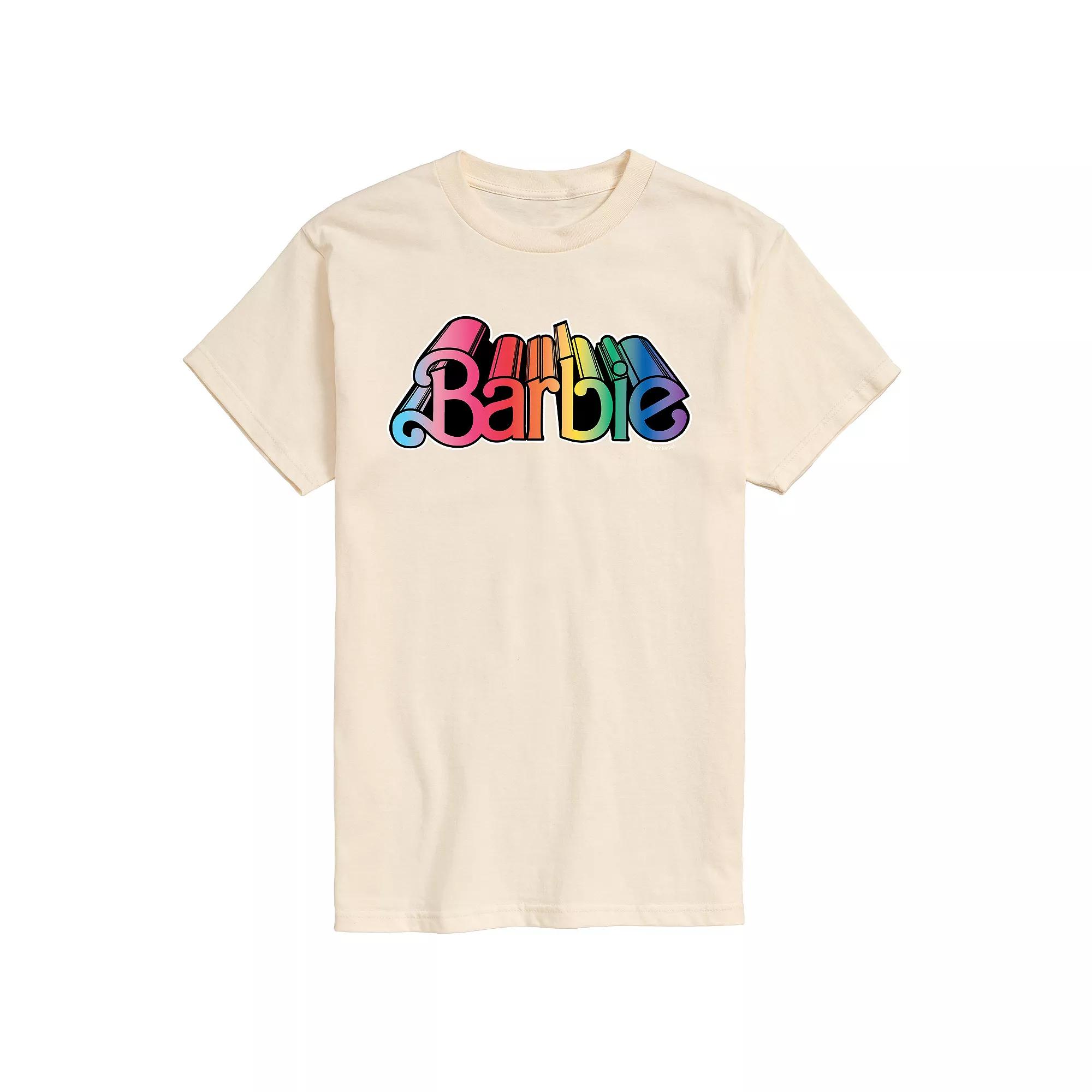 Men's Barbie Pride Logo Graphic Tee,  Product Image
