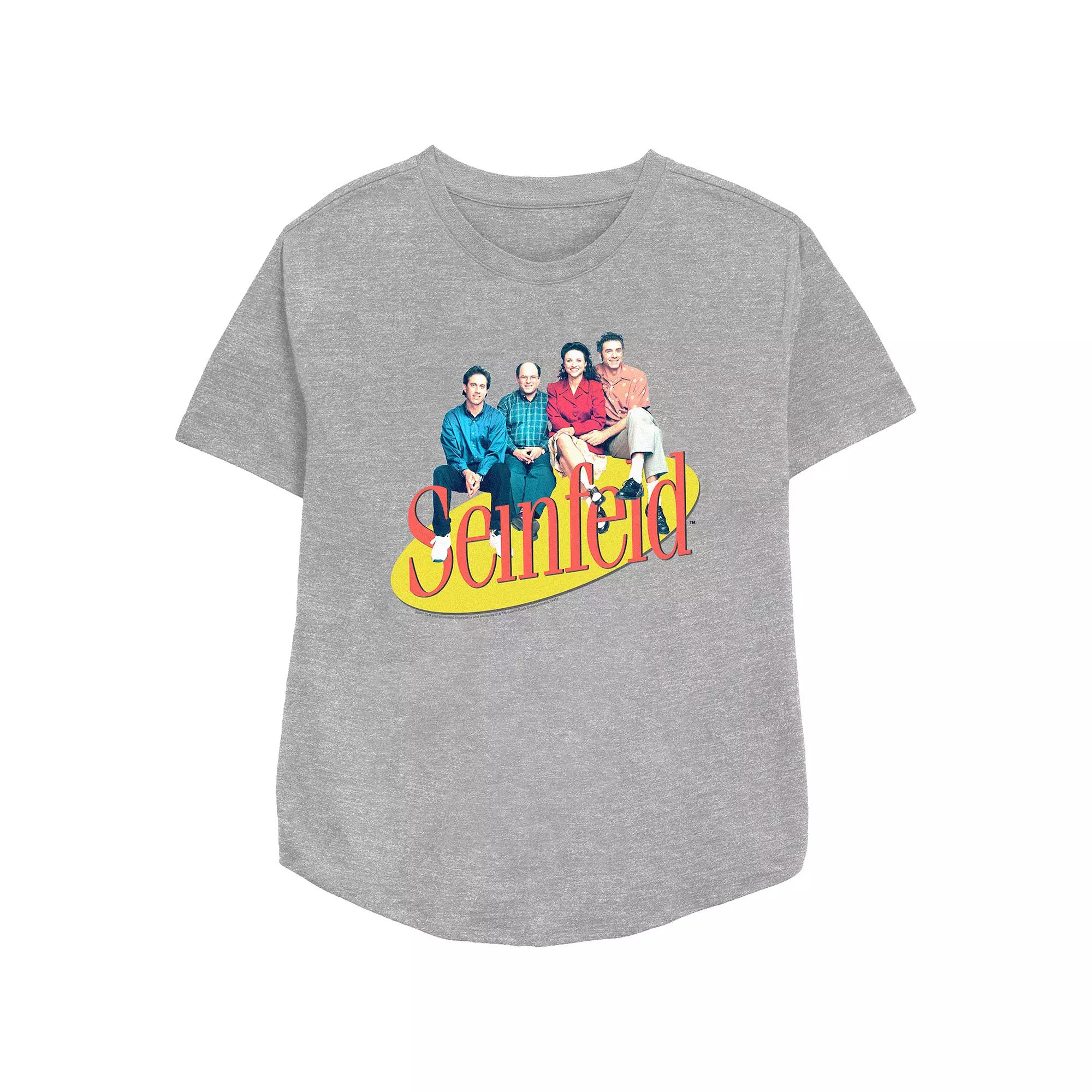 Women's Seinfeld Group Shot Relaxed Fit Graphic Tee, Girl's,  Product Image