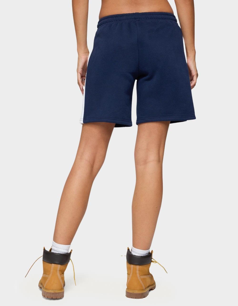 EDIKTED Contrast Nylon Bermuda Shorts - NAVY Product Image