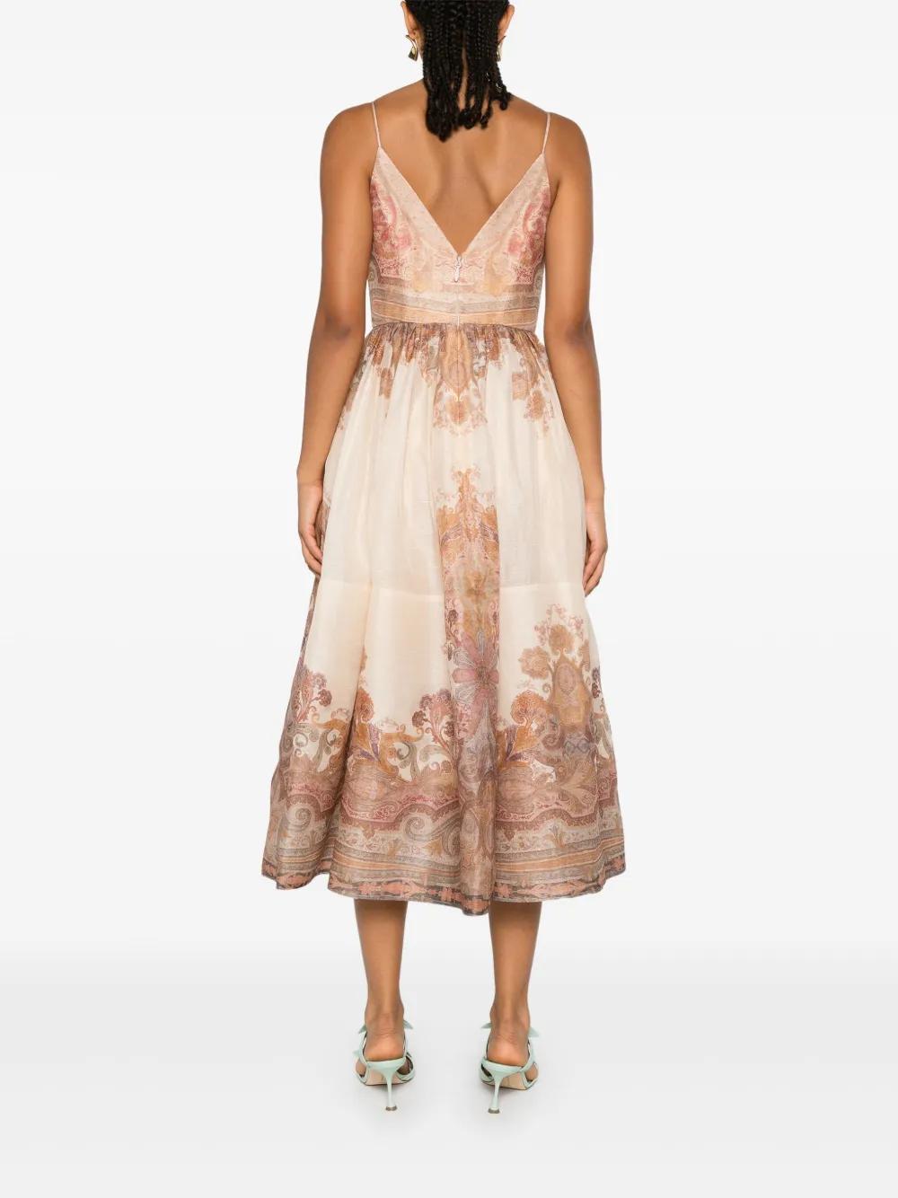 Illustration midi dress Product Image