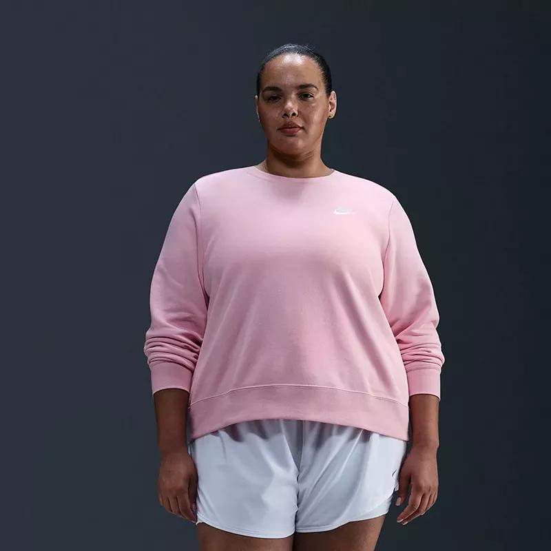 Nike Sportswear Club Fleece Women's Crew-Neck Sweatshirt (Plus Size) Product Image