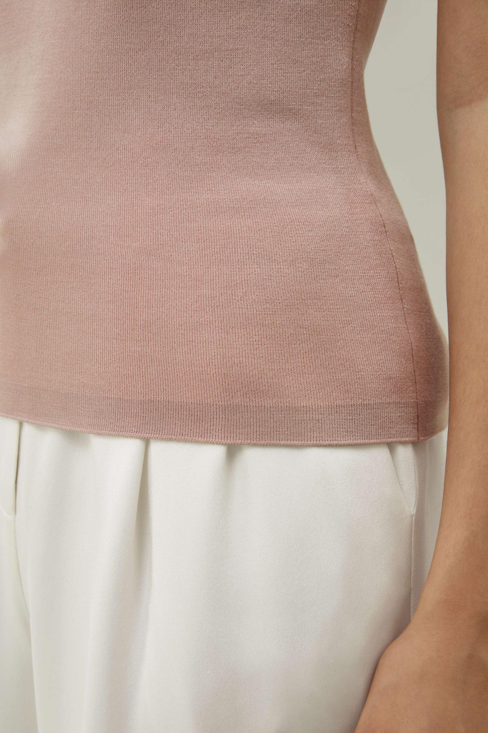 LILYSILK Silk Sleeveless Top - for Women - Navy Blue Soft Silk - Perfect Wardrobe Staples Sleeveless Vest M Product Image