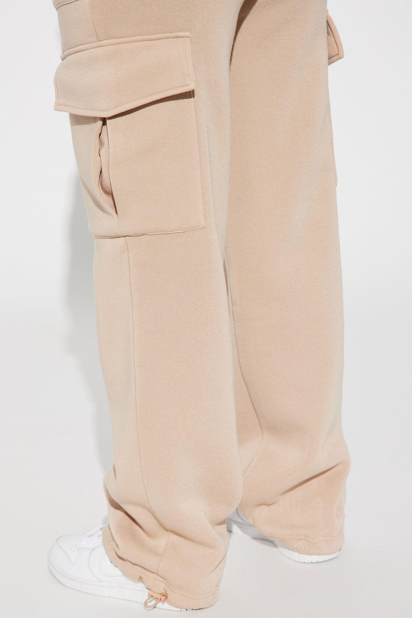 Tessa Fleece Lounge Jogger - Sand Product Image