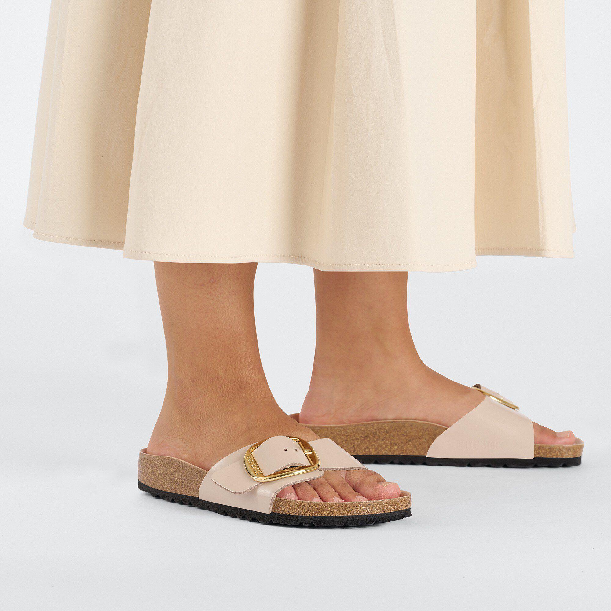 Madrid Big Buckle Natural Leather Patent Product Image