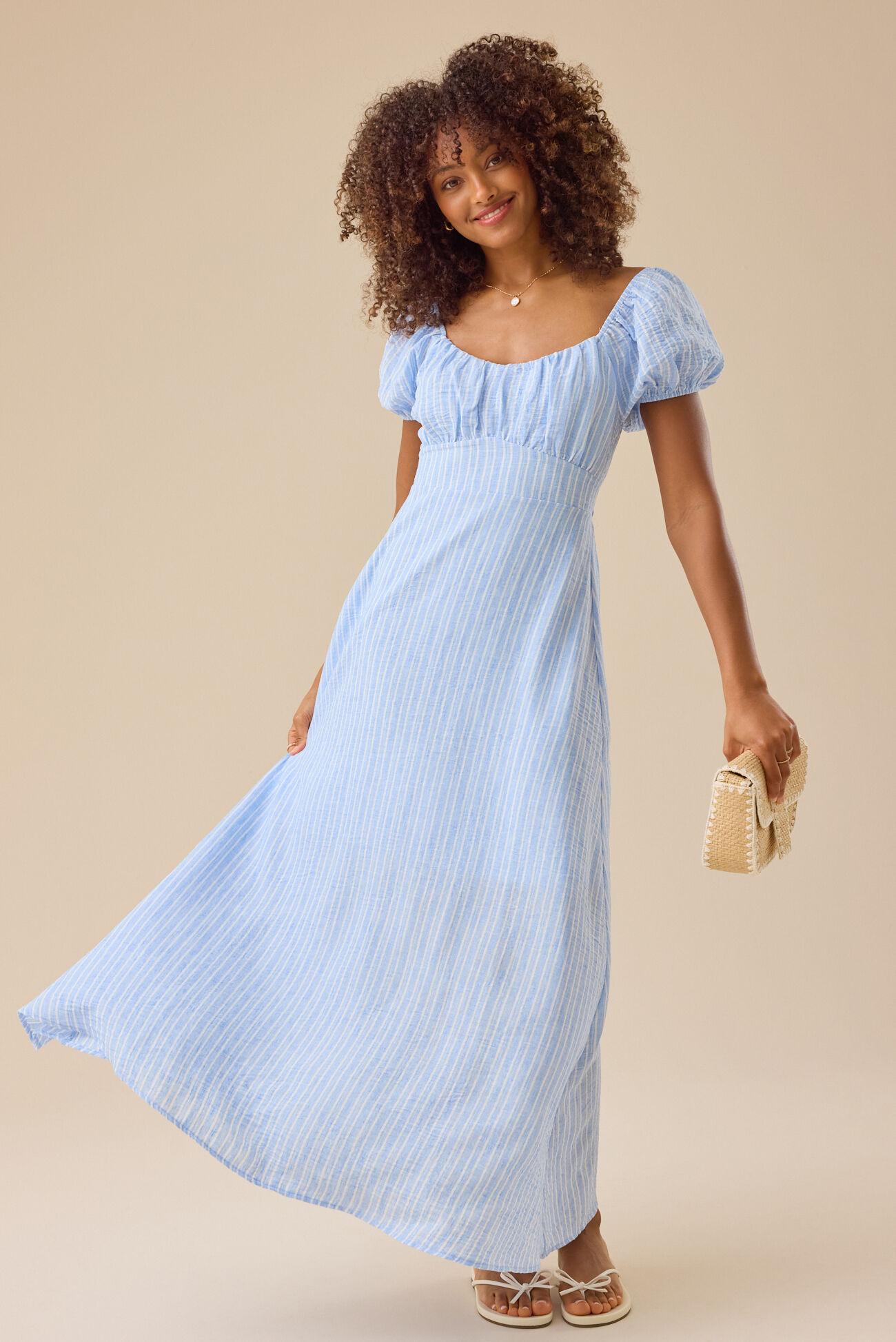 Everest Striped Maxi Dress Product Image