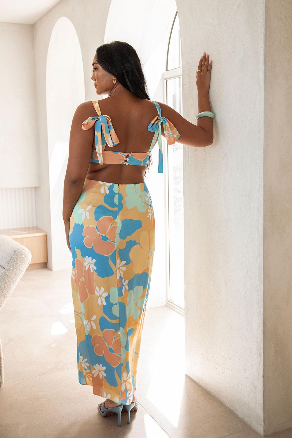 Loviana Midi Skirt - Remi Tropical Product Image