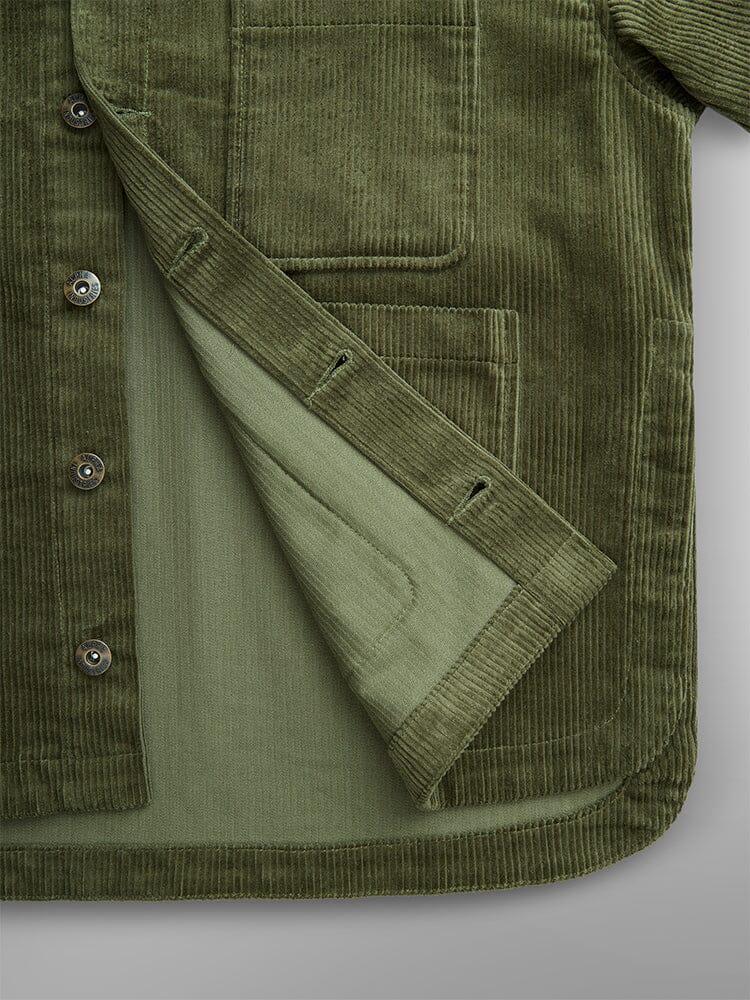 WOMEN'S CORDUROY CHORE COAT - BLACK / M Product Image