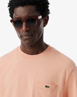 Cotton T-shirt with Breast Pocket Product Image