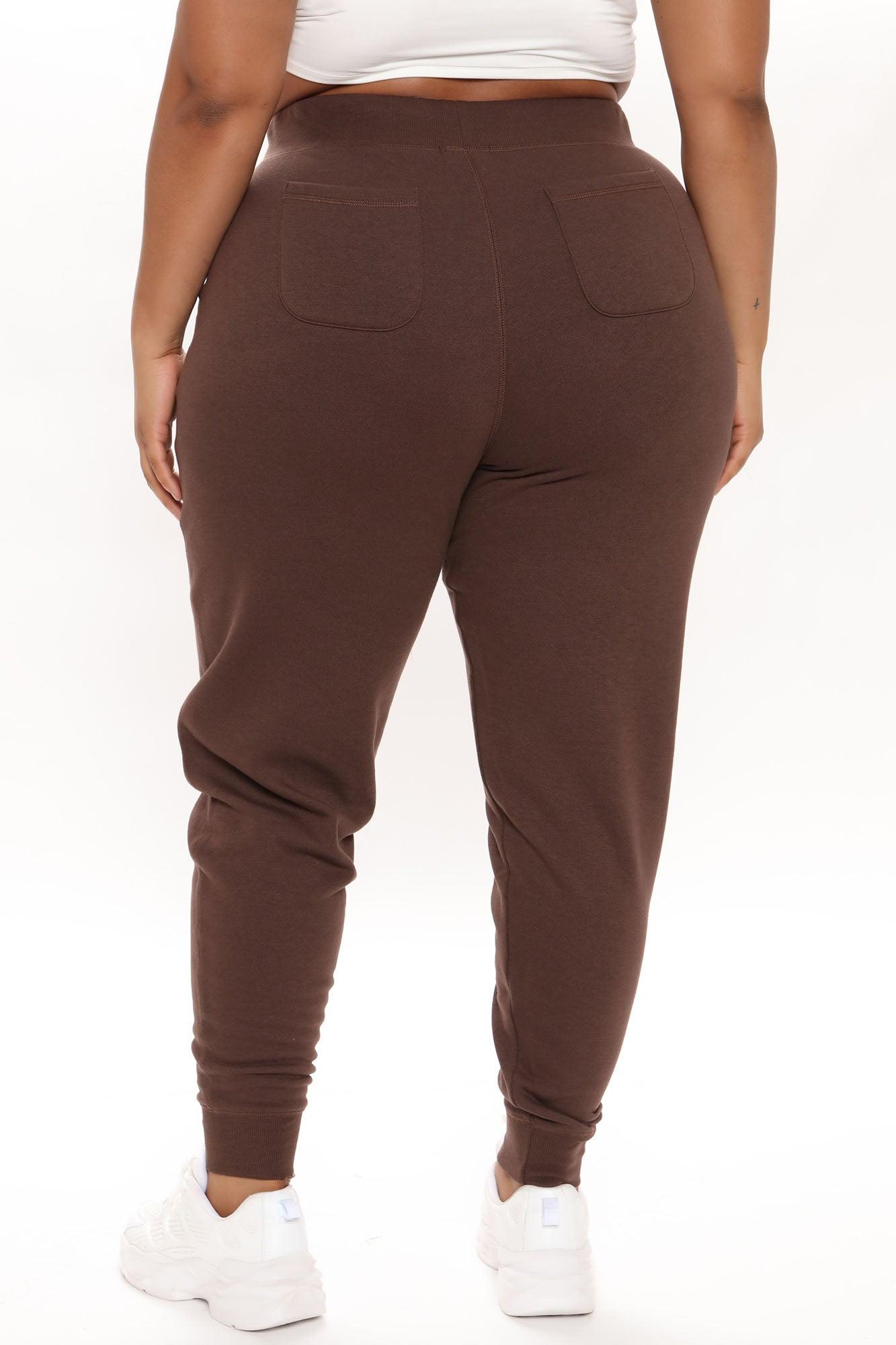 Relaxed Vibe Joggers - Chocolate Product Image