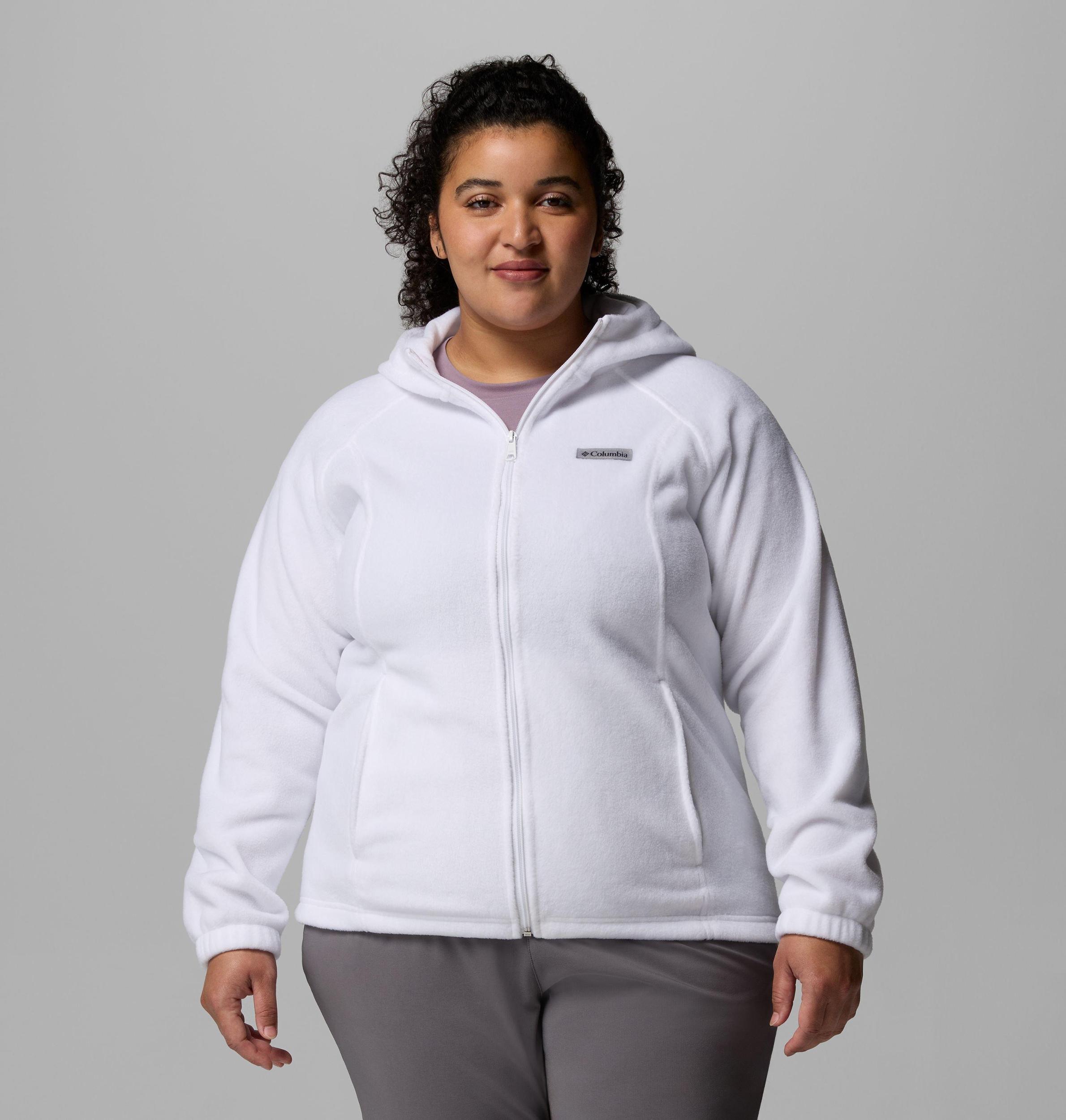 Columbia Womens Benton Springs Full Zip Fleece Hoodie - Plus Size- Product Image