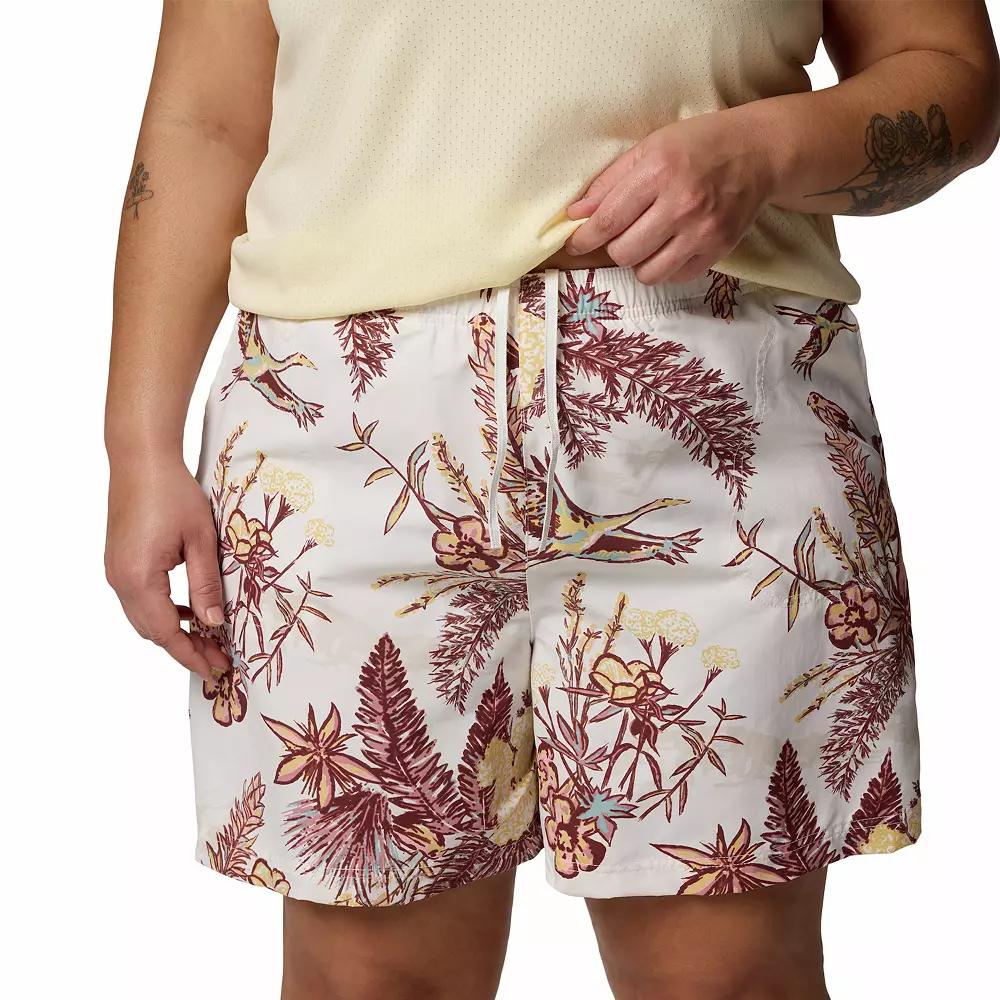 Columbia Womens Sandy River Printed Shorts III - Plus Size- Product Image