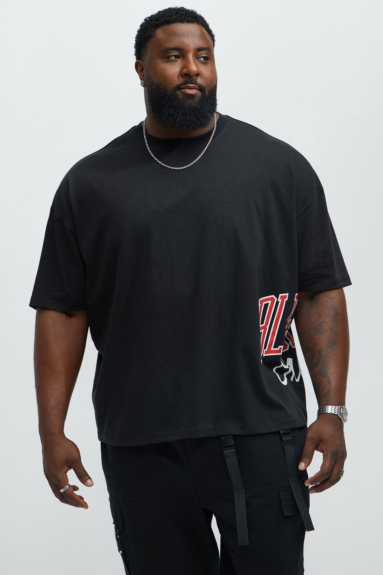 Blessed One Oversized Short Sleeve Tee - Black Male Product Image