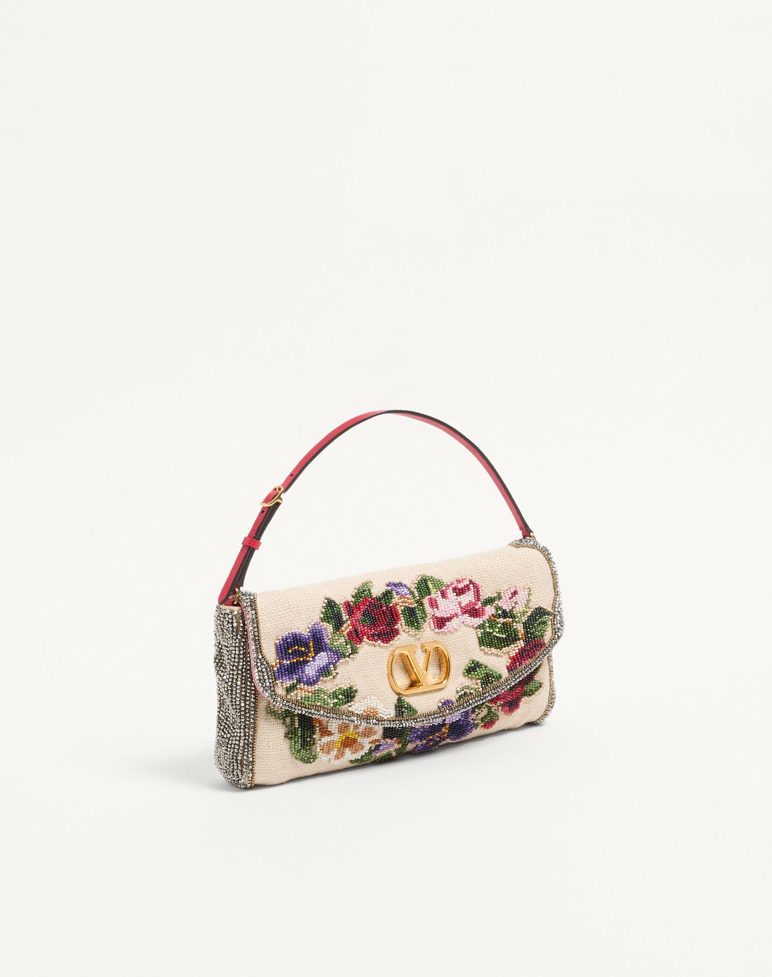 Valentino Garavani Vain Soft Embroidered Small Shoulder Bag Product Image