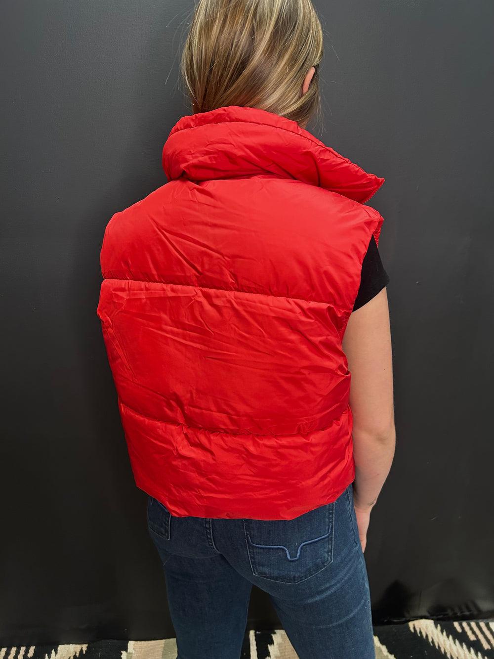Puffer Cropped Vest* Product Image