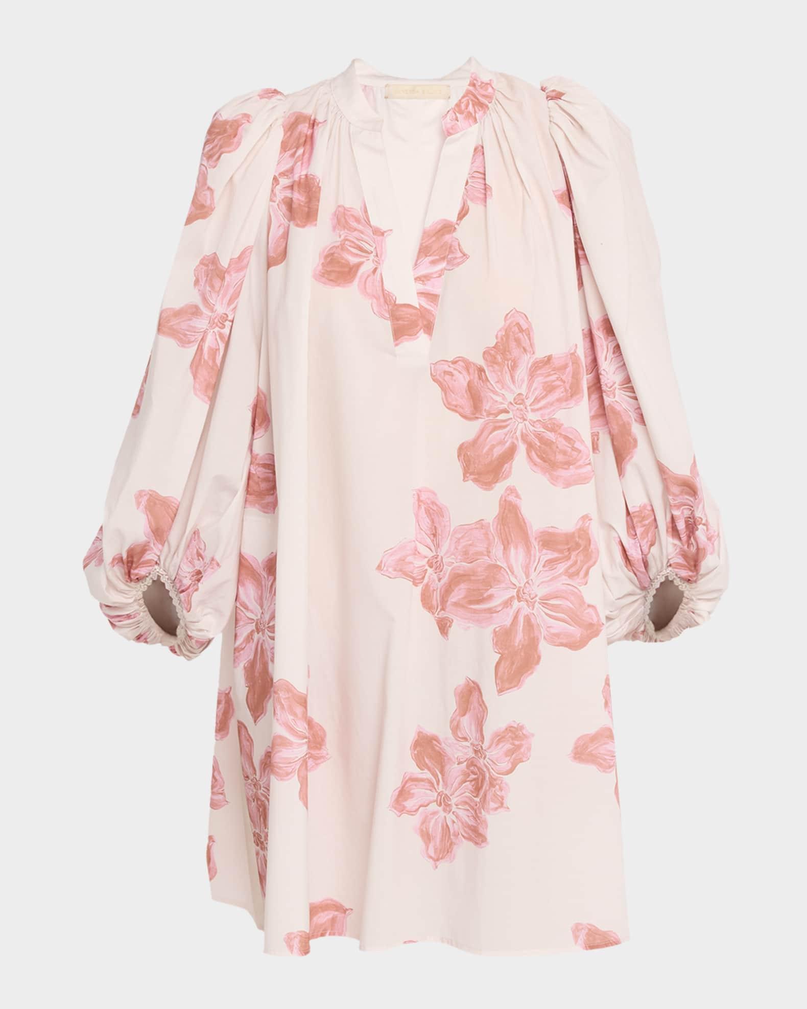 Vanessa Floral-Print Mini Shift Dress Product Image